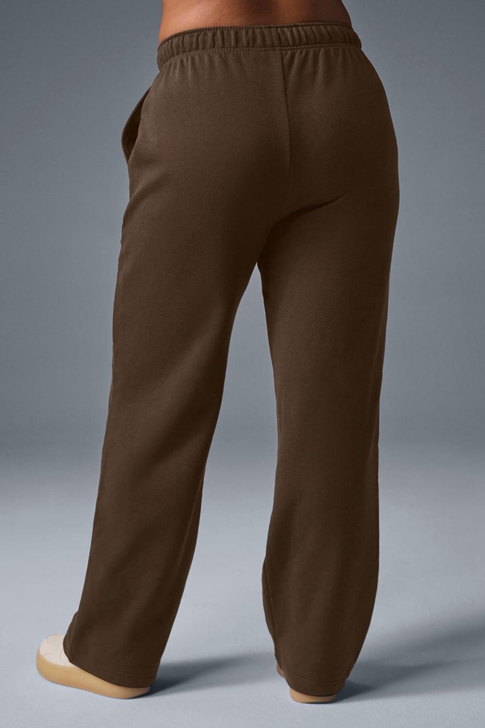 Παντελονι Φορμα γυναικεια Alo Yoga Accolade Straight Leg Espresso | Greece  SIOCK-4163
