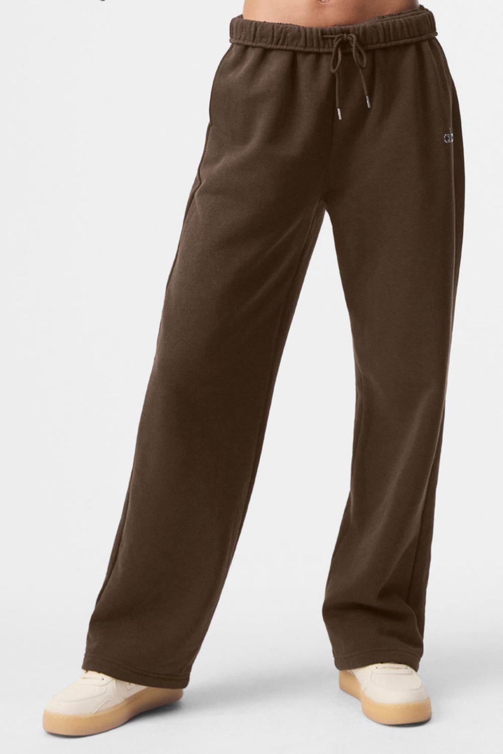 Παντελονι Φορμα γυναικεια Alo Yoga Accolade Straight Leg Espresso | Greece  SIOCK-4163