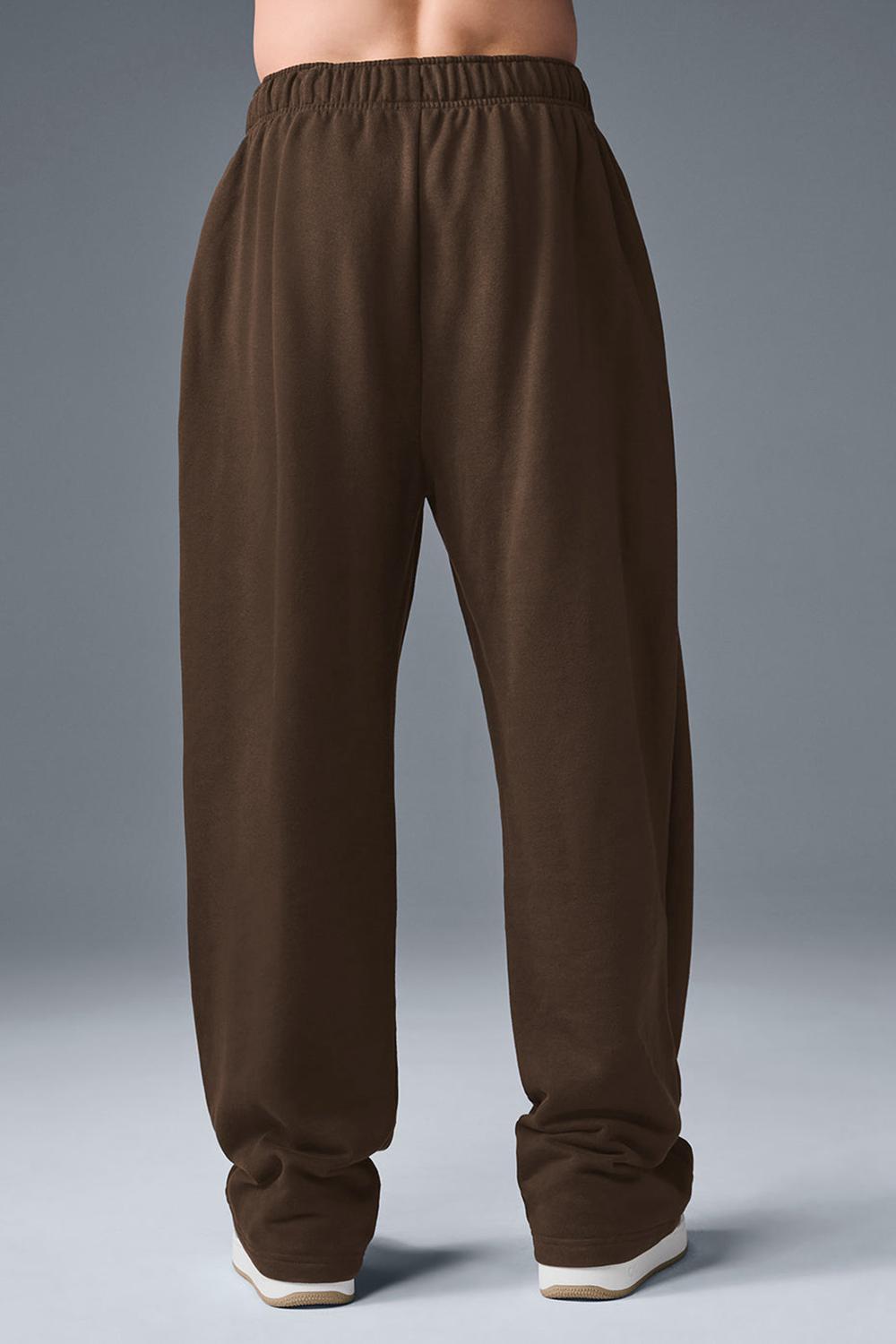 Παντελονι Φορμα ανδρικα Alo Yoga Accolade Straight Leg Espresso | Greece  XGAVM-5498