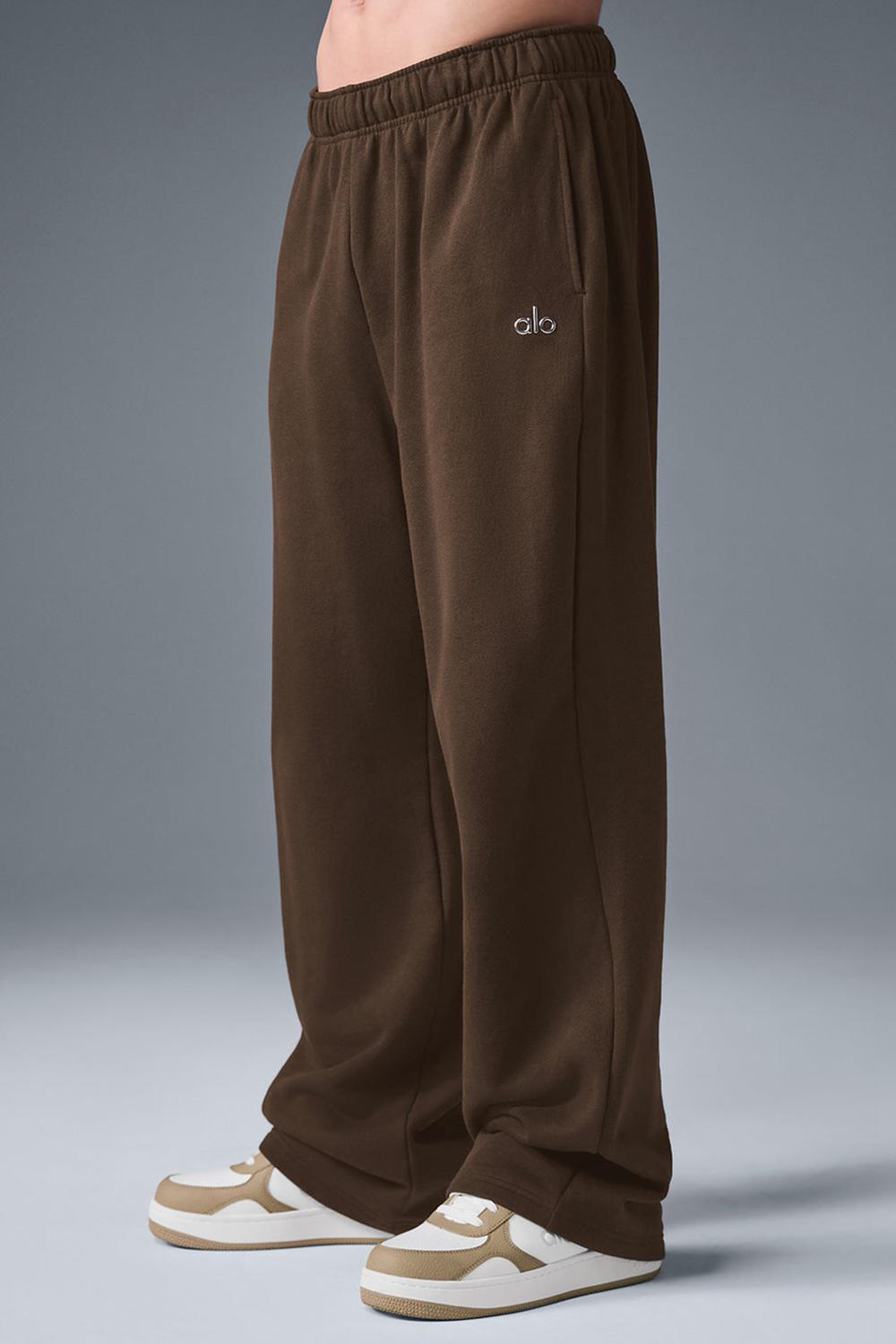 Παντελονι Φορμα ανδρικα Alo Yoga Accolade Straight Leg Espresso | Greece  XGAVM-5498