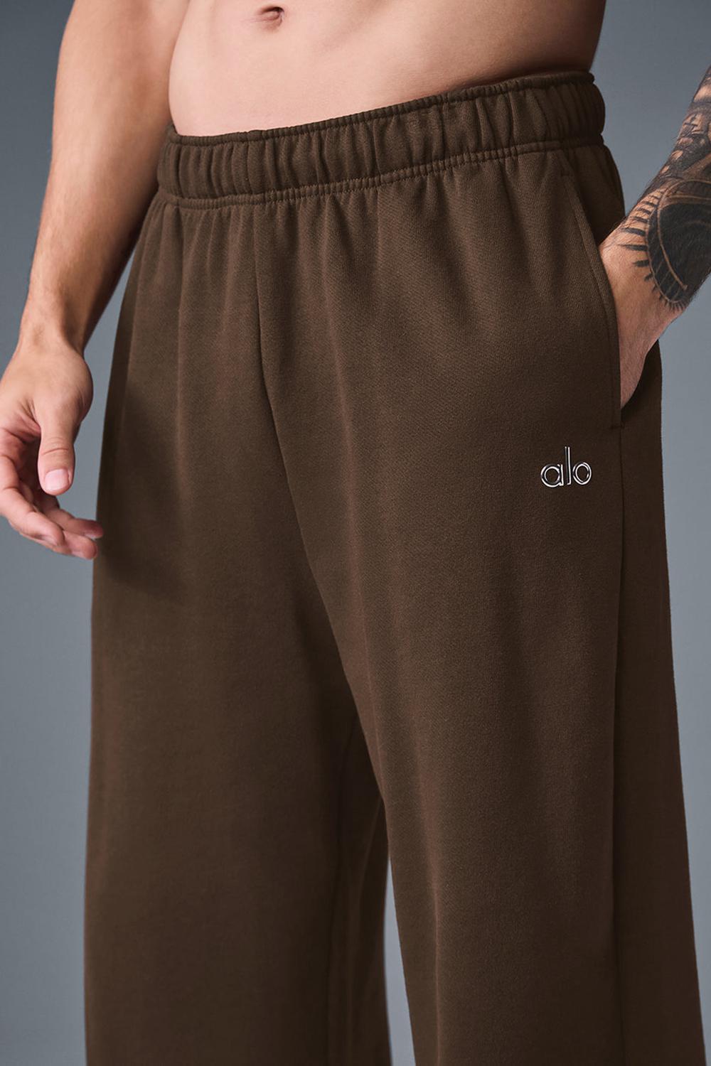 Παντελονι Φορμα ανδρικα Alo Yoga Accolade Straight Leg Espresso | Greece  XGAVM-5498