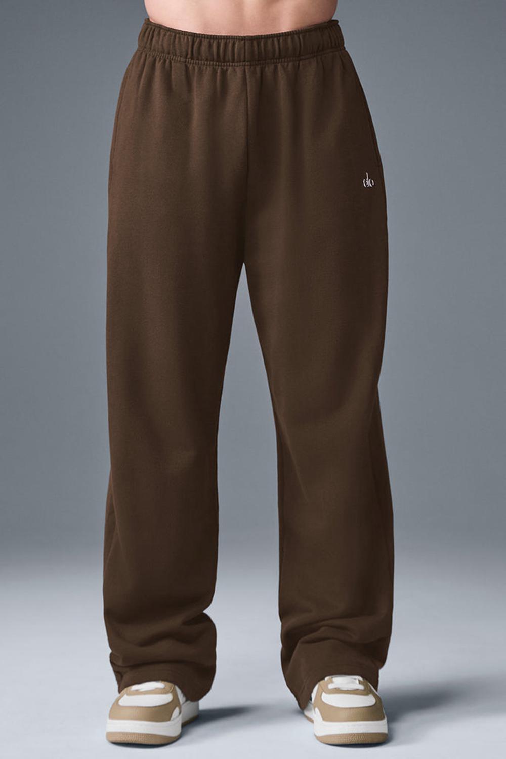 Παντελονι Φορμα ανδρικα Alo Yoga Accolade Straight Leg Espresso | Greece  XGAVM-5498