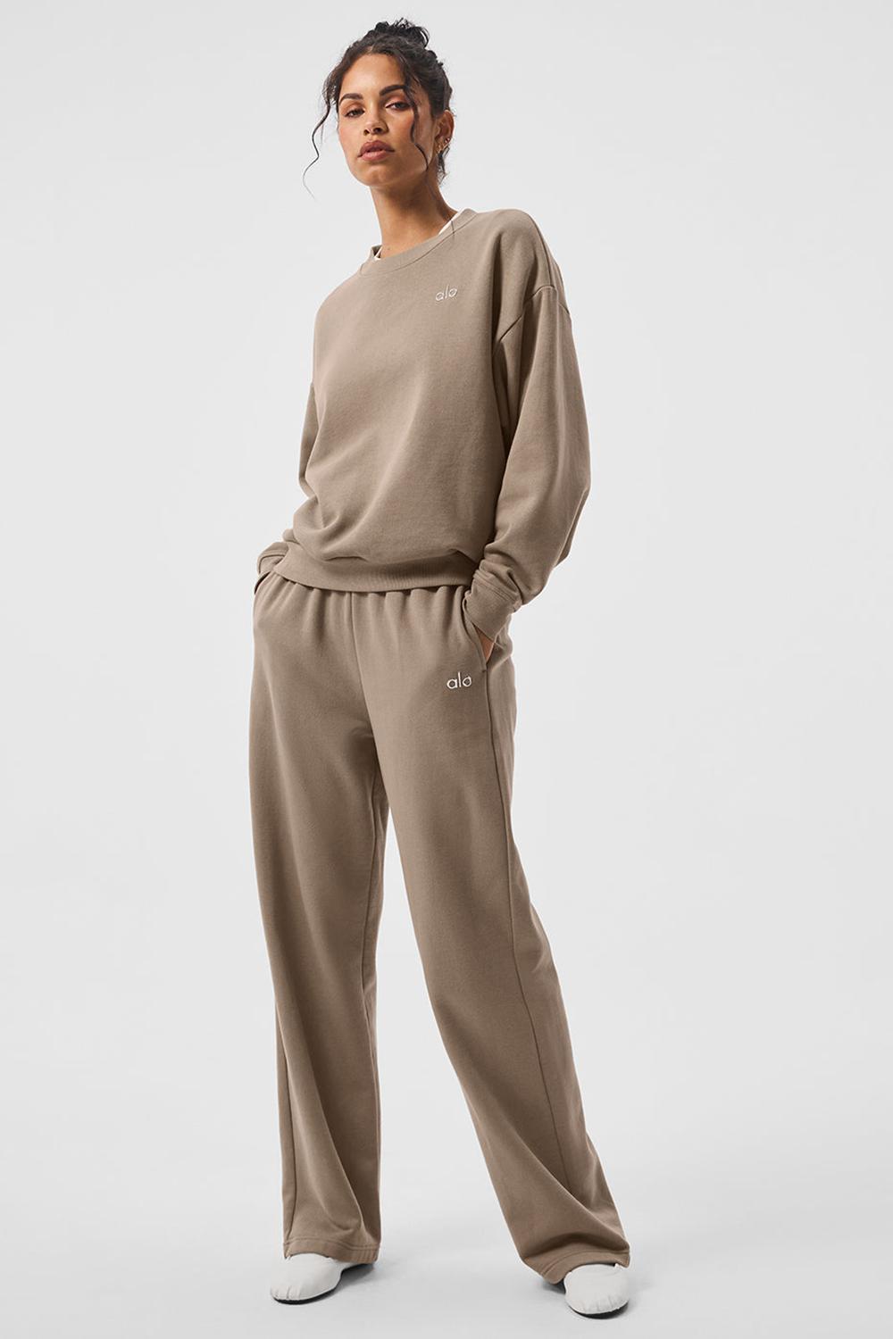 Παντελονι Φορμα γυναικεια Alo Yoga Accolade Straight Leg Gravel | Greece  NFQPO-2607