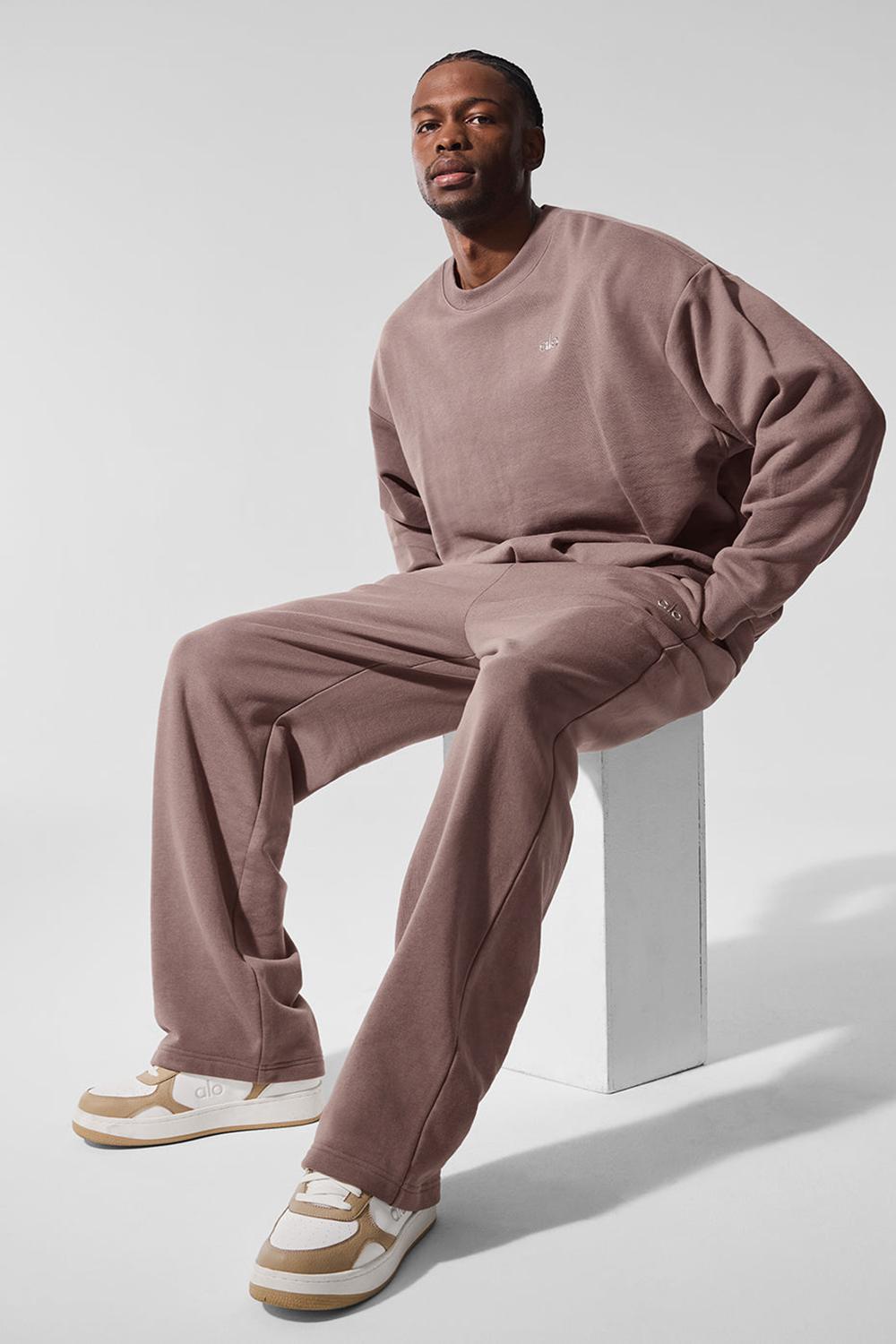 Παντελονι Φορμα ανδρικα Alo Yoga Accolade Straight Leg Mushroom | Greece  WXYBL-7283