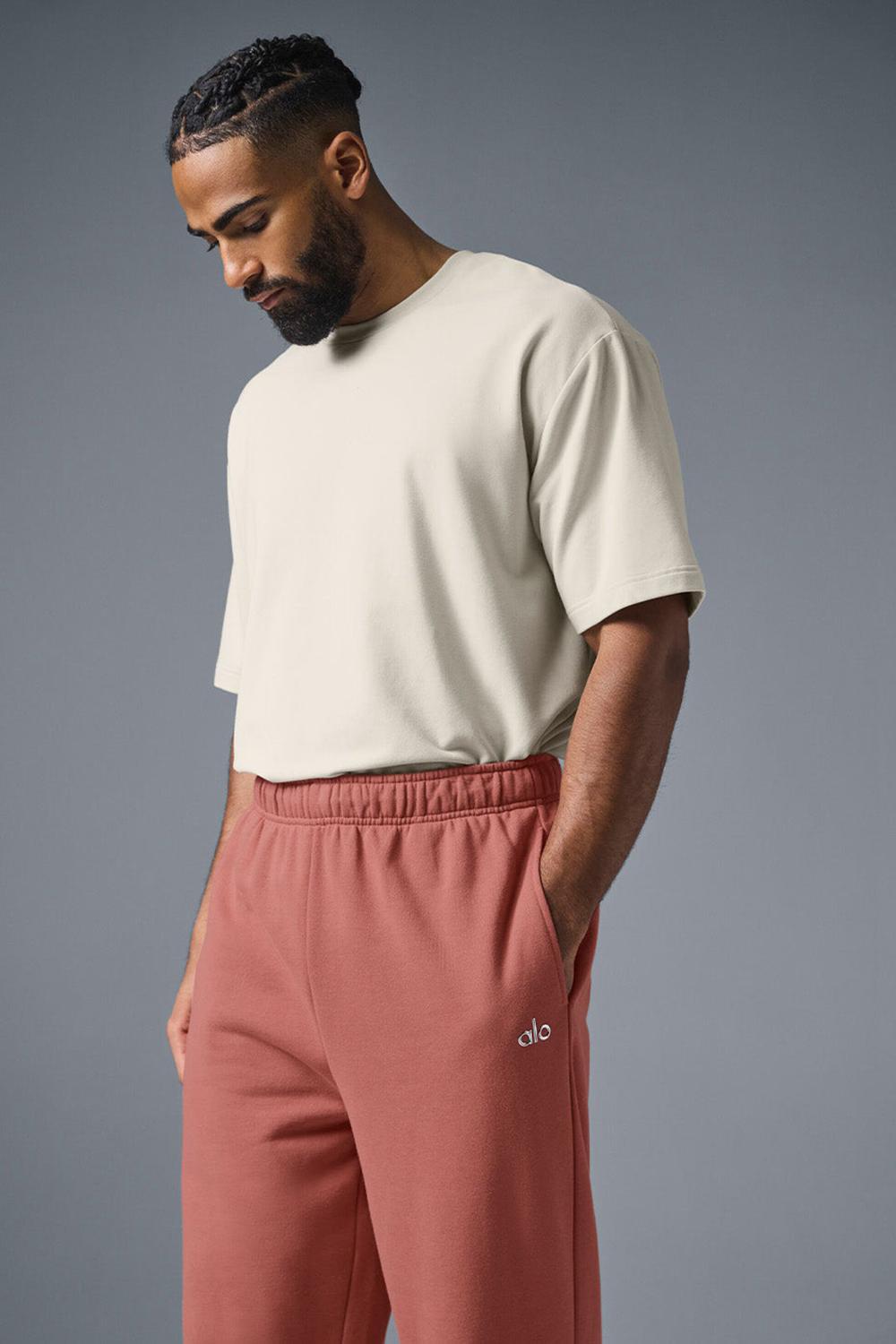 Παντελονι Φορμα ανδρικα Alo Yoga Accolade Straight Leg Soft Terracotta | Greece  VRAIQ-2487