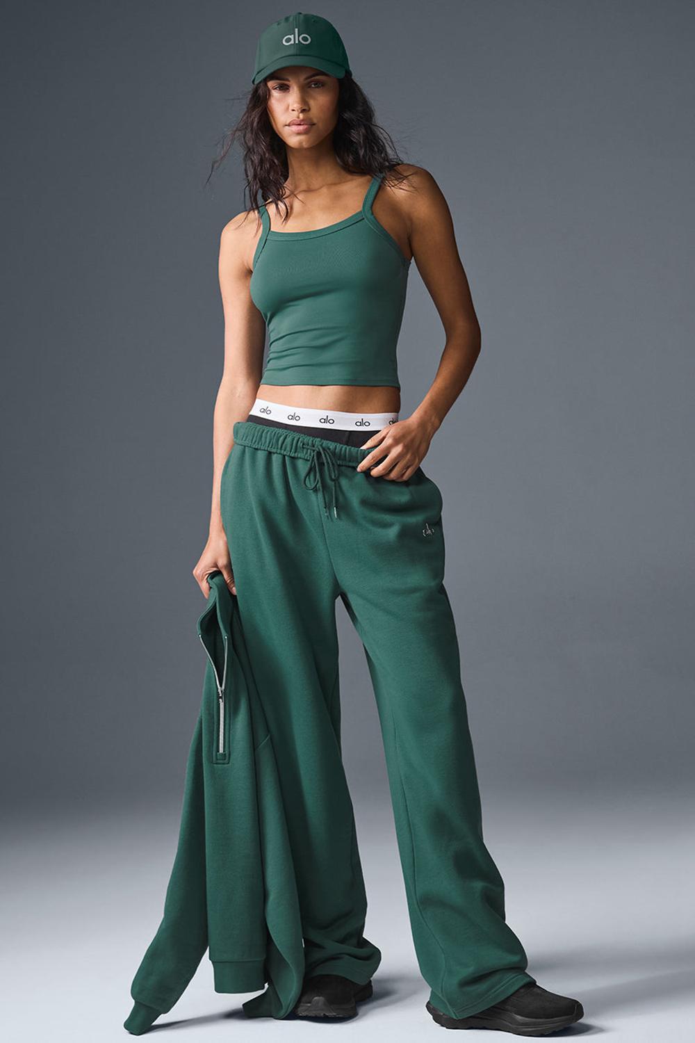 Παντελονι Φορμα γυναικεια Alo Yoga Accolade Straight Leg Winter Ivy | Greece  HGQSO-7260