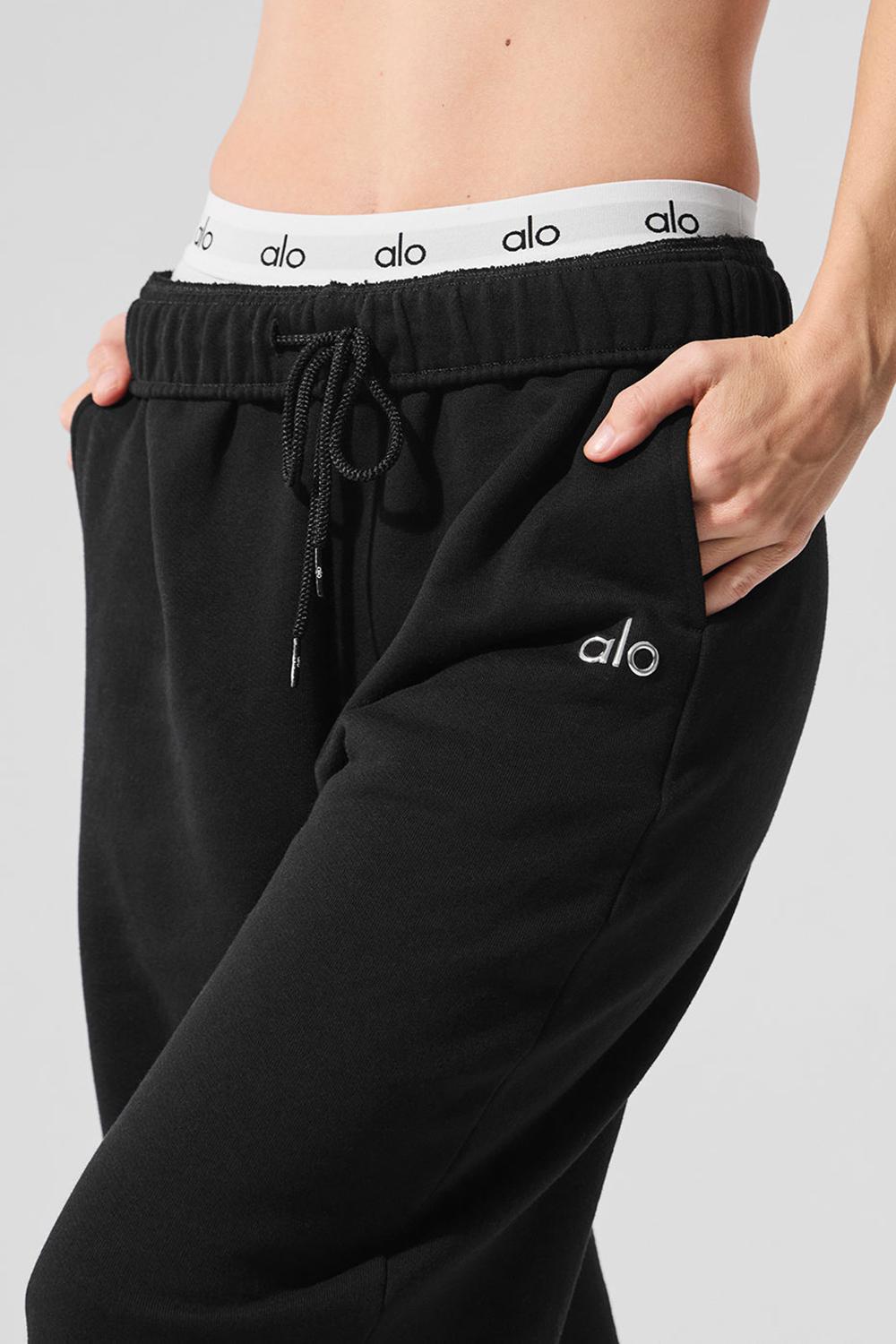 Παντελονι Φορμα γυναικεια Alo Yoga Accolade Straight Leg μαυρα | Greece  GCETS-5860