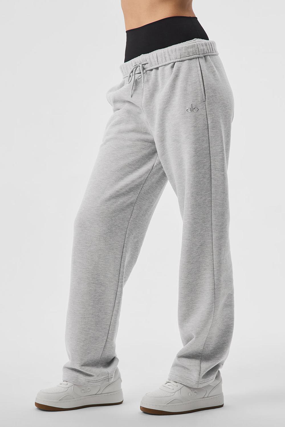 Παντελονι Φορμα γυναικεια Alo Yoga Accolade Straight Leg γκρι | Greece  HEJCQ-1846