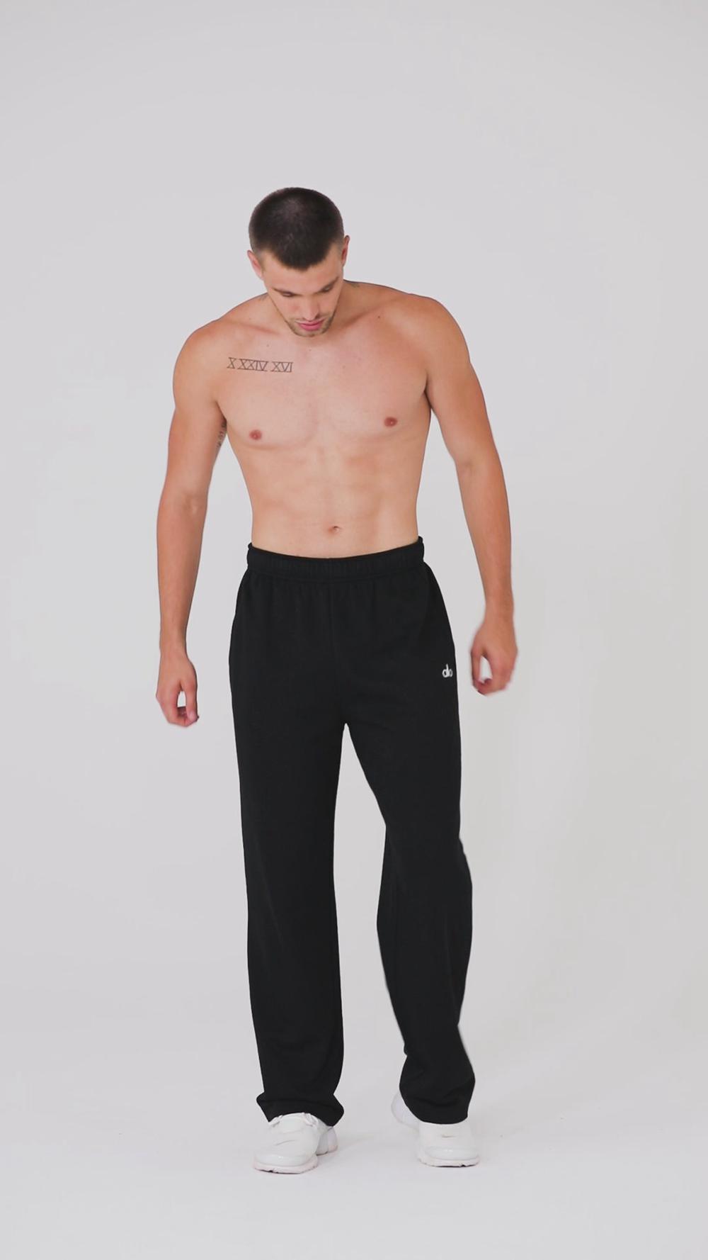Παντελονι Φορμα ανδρικα Alo Yoga Accolade Straight Leg γκρι | Greece  PWJYA-6752