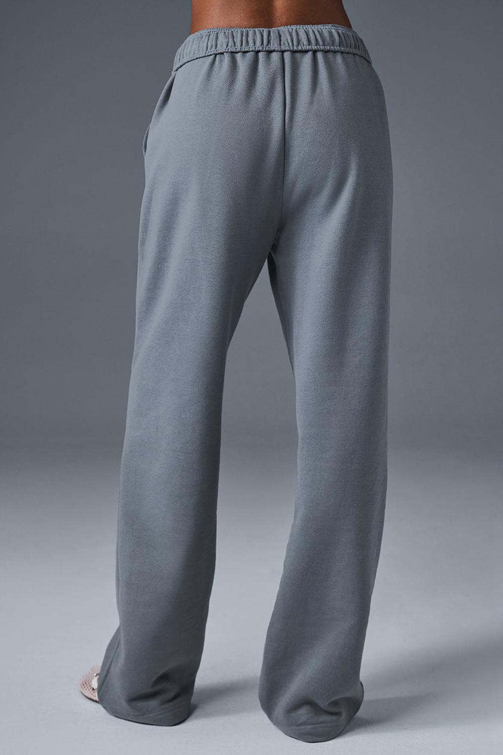 Παντελονι Φορμα γυναικεια Alo Yoga Accolade Straight Leg γκρι | Greece  ZXNDP-9685