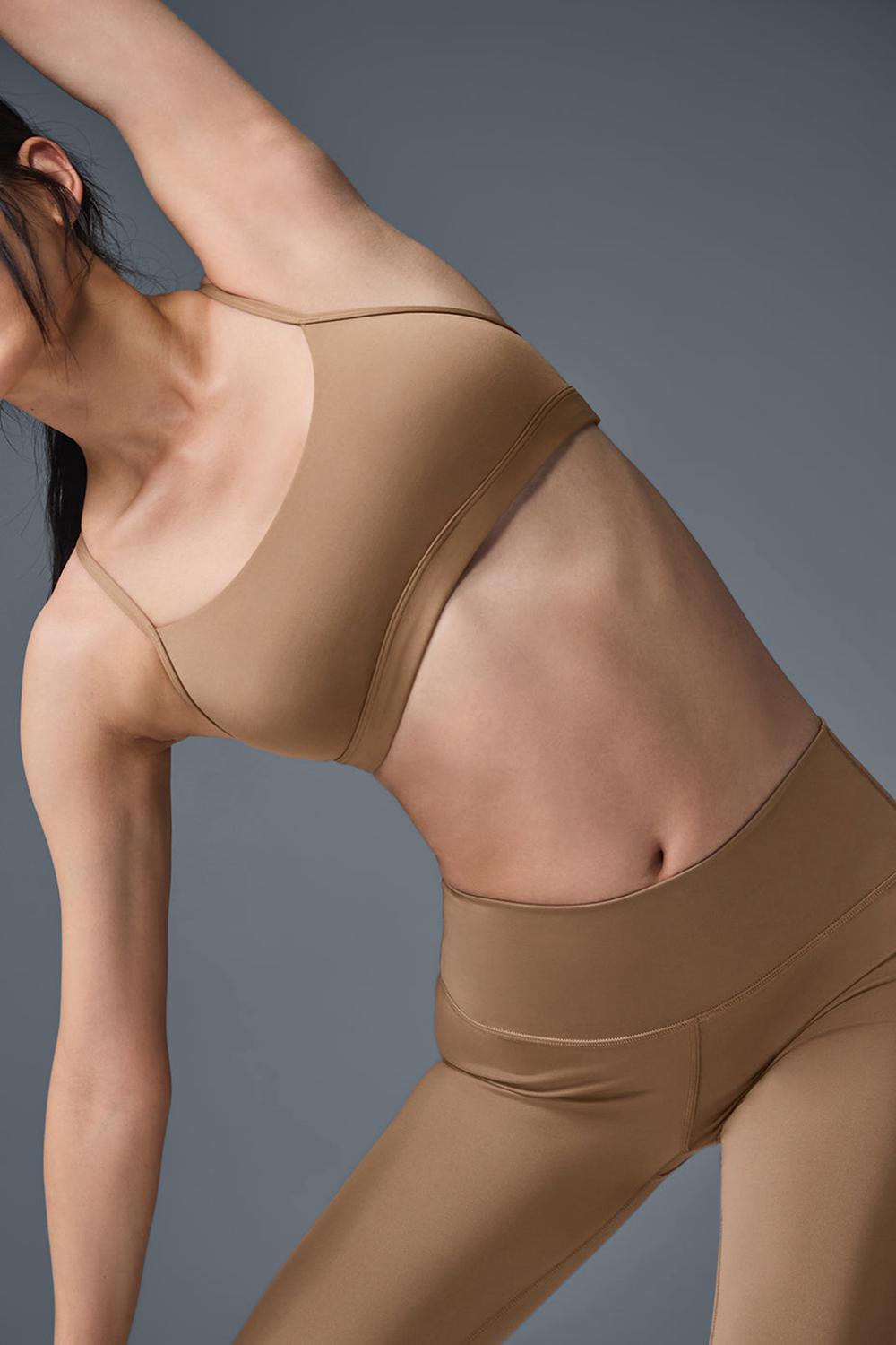 Αθλητικο Σουτιεν γυναικεια Alo Yoga Airlift Intrigue Toasted Almond | Greece  OTFJC-1752