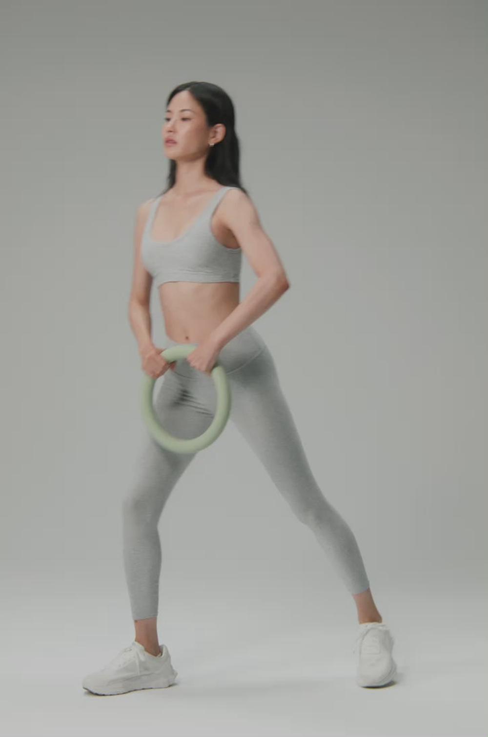 Αθλητικο Σουτιεν γυναικεια Alo Yoga Alosoft Center Stage Warm Butter Heather | Greece  HCZBV-9582