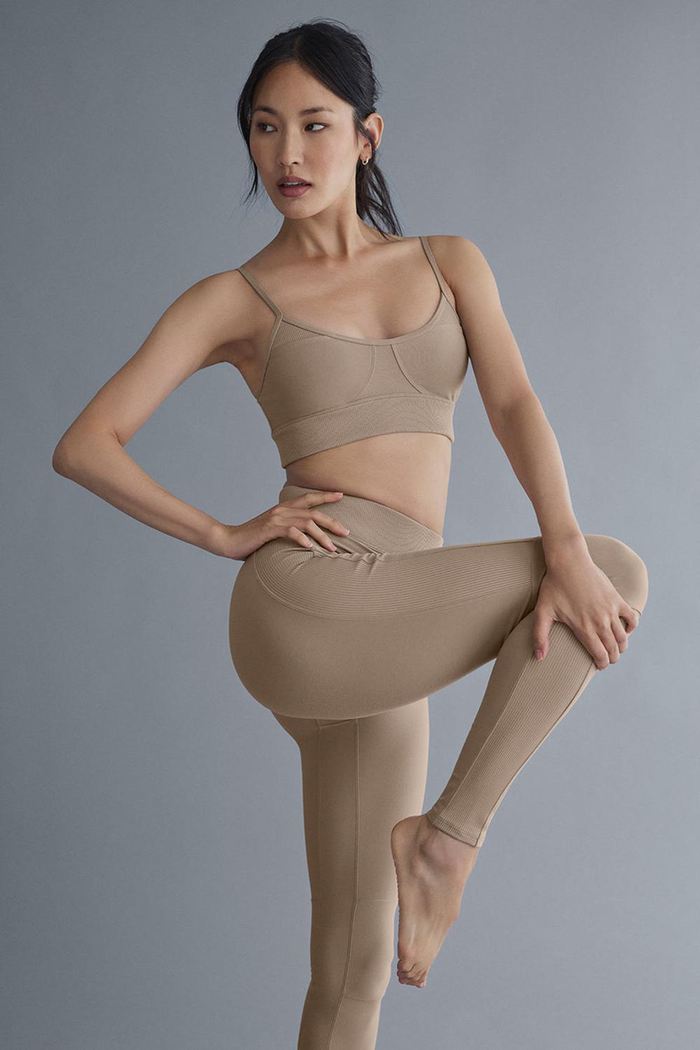 Αθλητικο Σουτιεν γυναικεια Alo Yoga Alosoft Head Start Gravel | Greece  TGZLE-5406