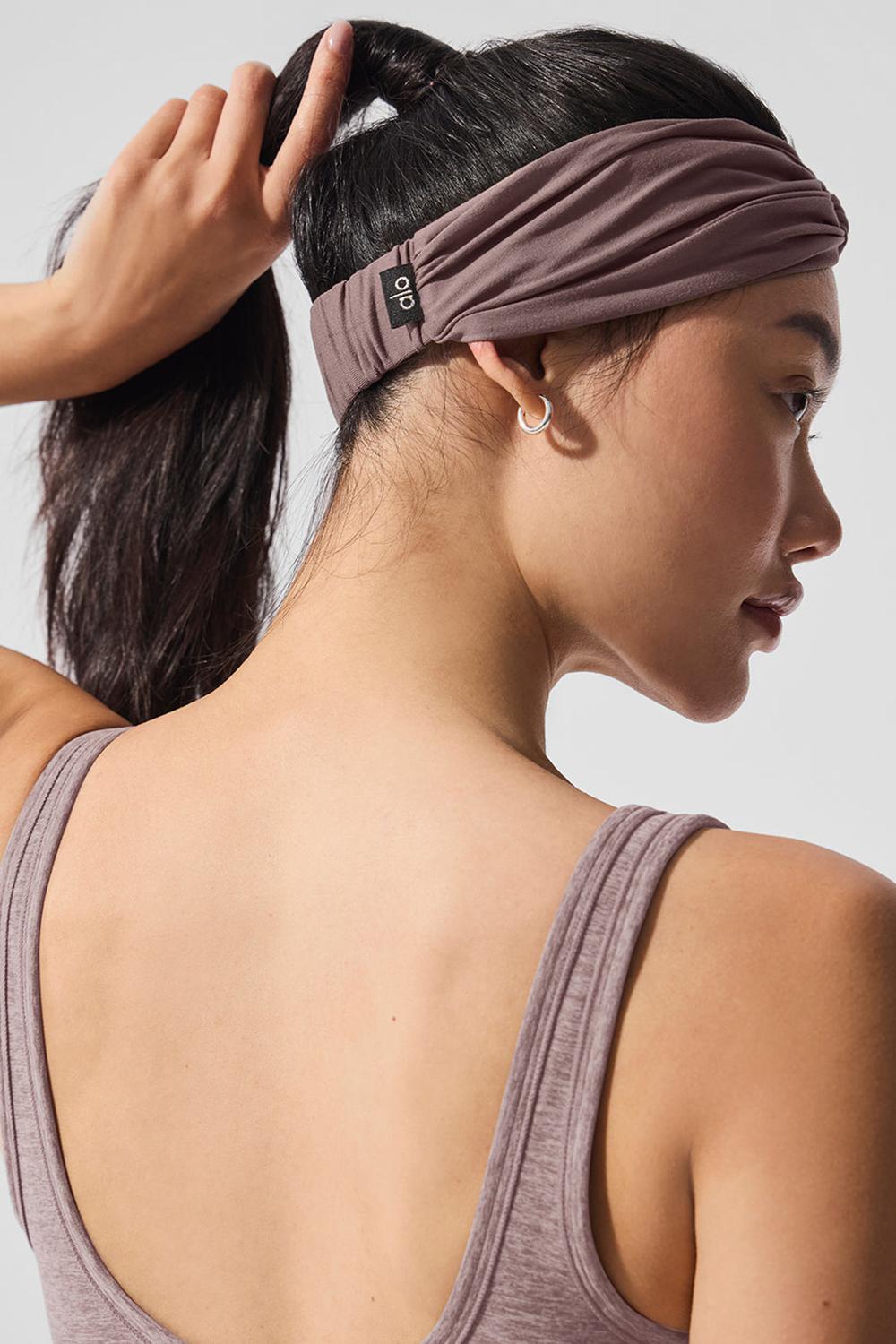 κορδελα μαλλιων γυναικεια Alo Yoga Alosoft Mushroom | Greece  UNFHW-5836