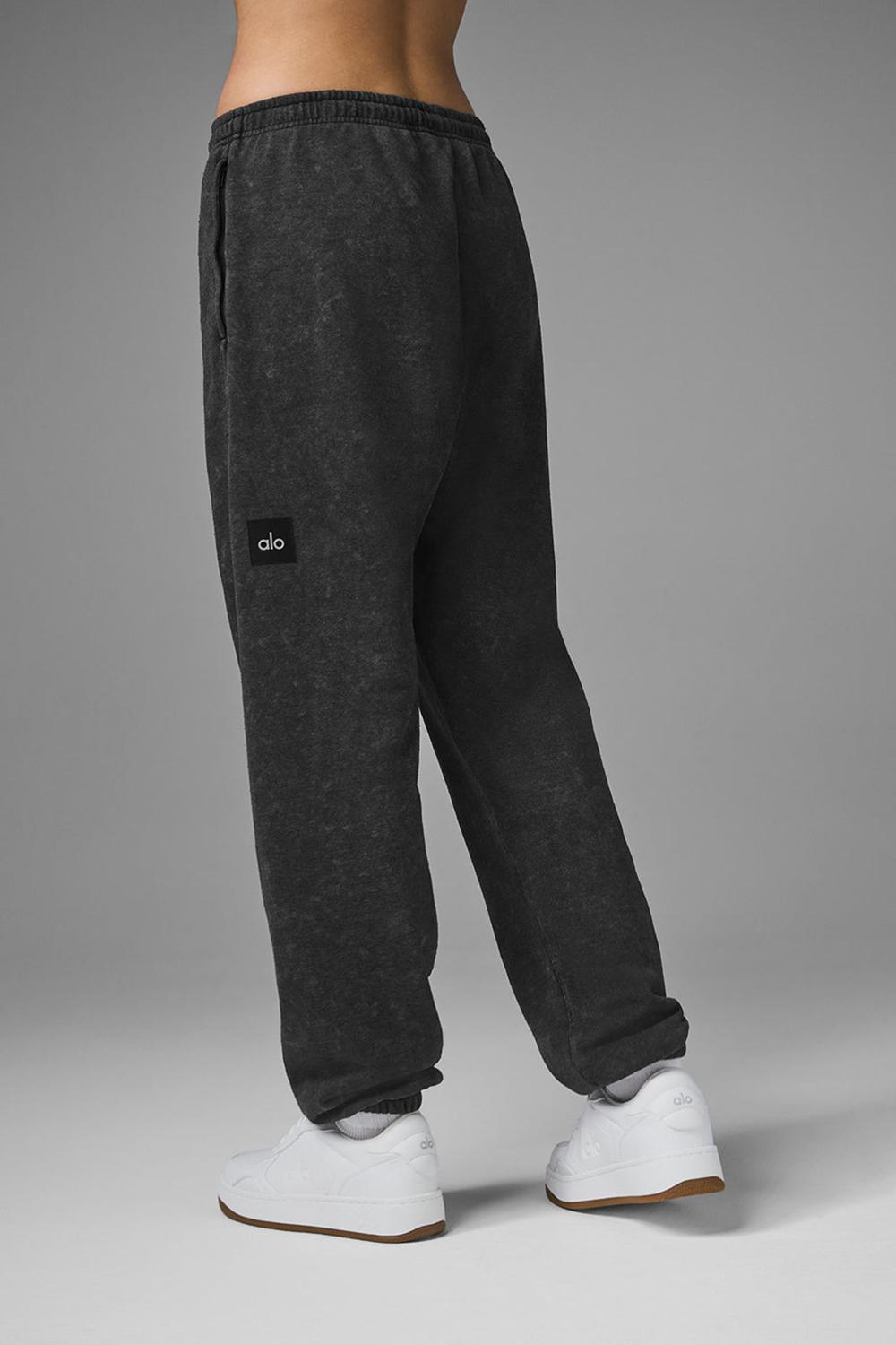 Παντελονι Φορμα γυναικεια Alo Yoga Chill Vintage Wash μαυρα ανοιχτο μπλε | Greece  RHZXJ-0765