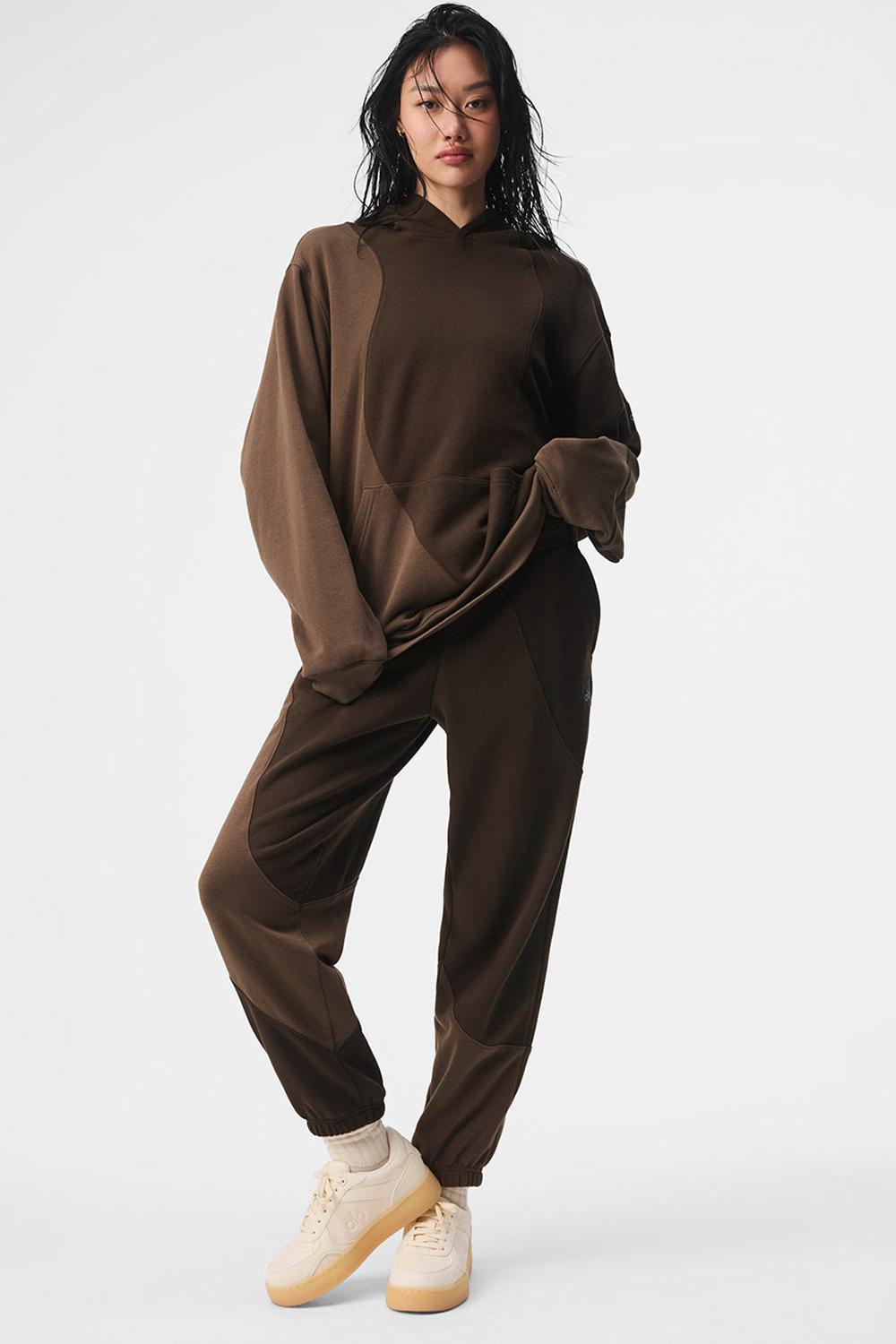 Παντελονι Φορμα γυναικεια Alo Yoga Make Waves Espresso Tonal | Greece  TCZFR-3897