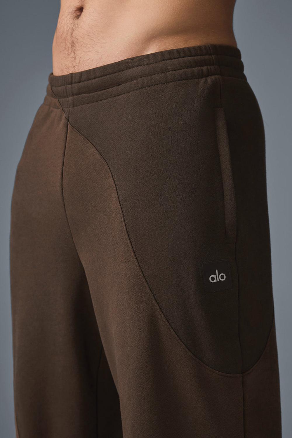 Παντελονι Φορμα ανδρικα Alo Yoga Make Waves Espresso Tonal | Greece  VRSFT-1058