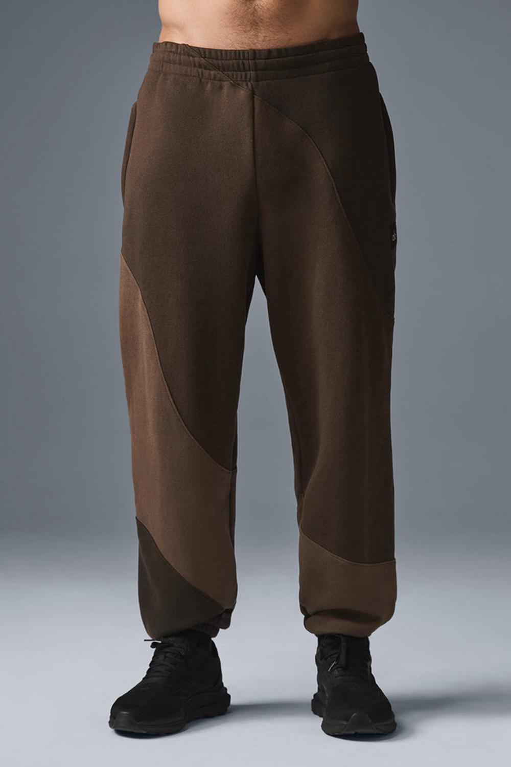 Παντελονι Φορμα ανδρικα Alo Yoga Make Waves Espresso Tonal | Greece  VRSFT-1058
