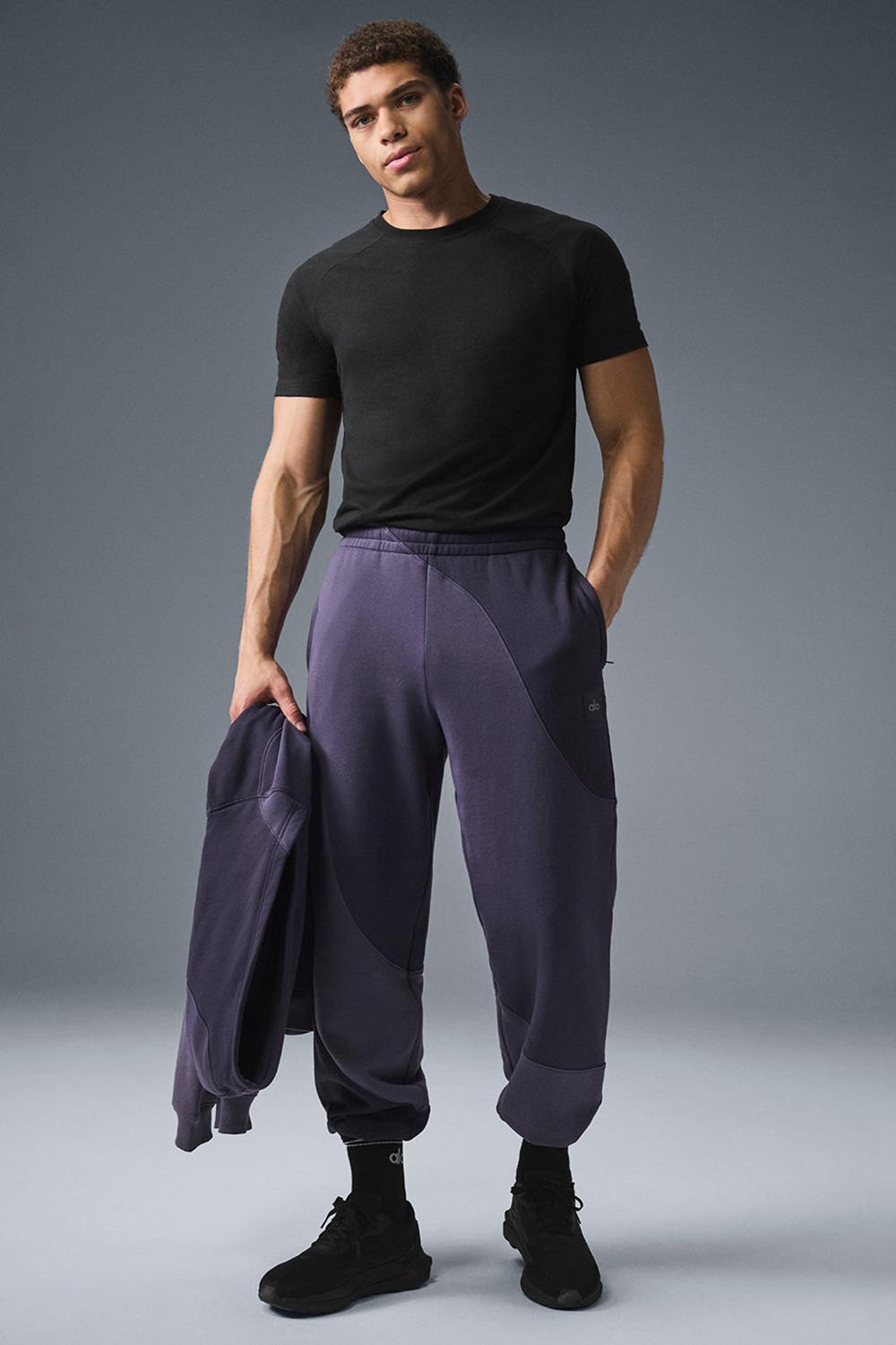 Παντελονι Φορμα ανδρικα Alo Yoga Make Waves Italian Plum Tonal | Greece  DEYCS-7129