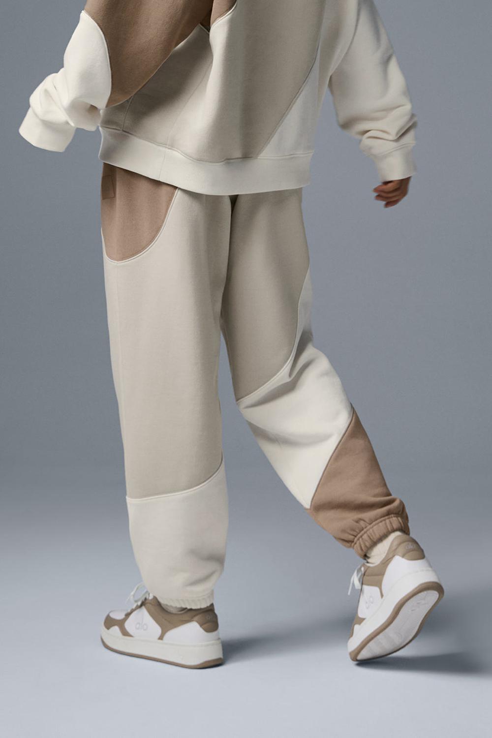 Παντελονι Φορμα γυναικεια Alo Yoga Make Waves Ivory / Bone / Gravel | Greece  WHSRF-7415