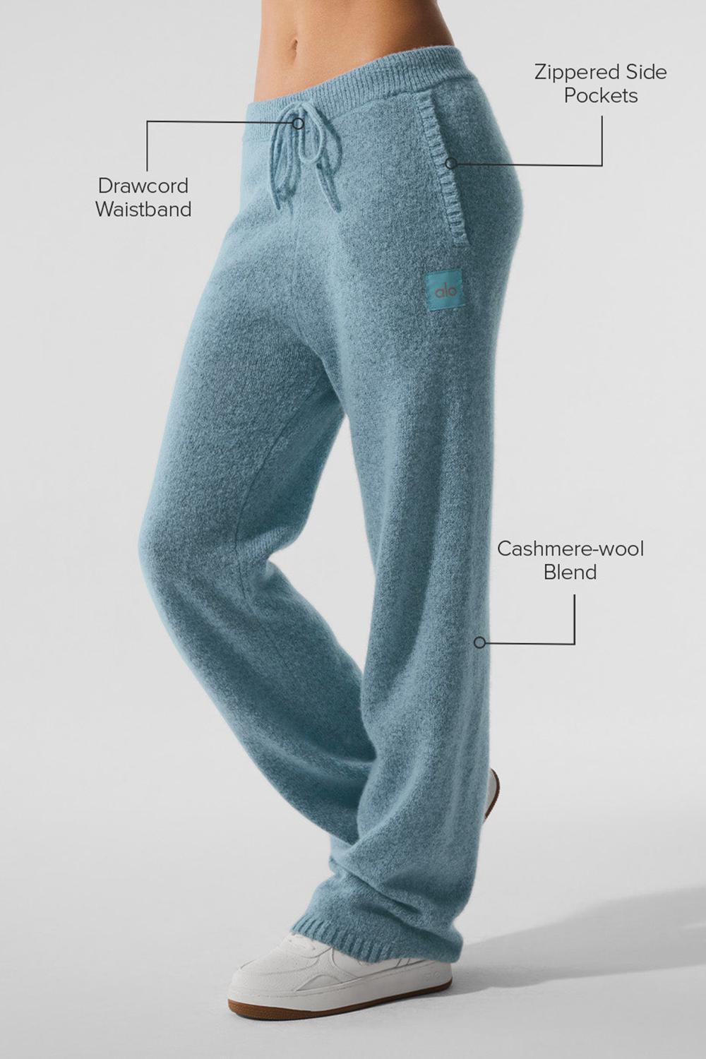 Παντελονι Φορμα γυναικεια Alo Yoga New Class Cashmere μπλε | Greece  BDRKF-6871