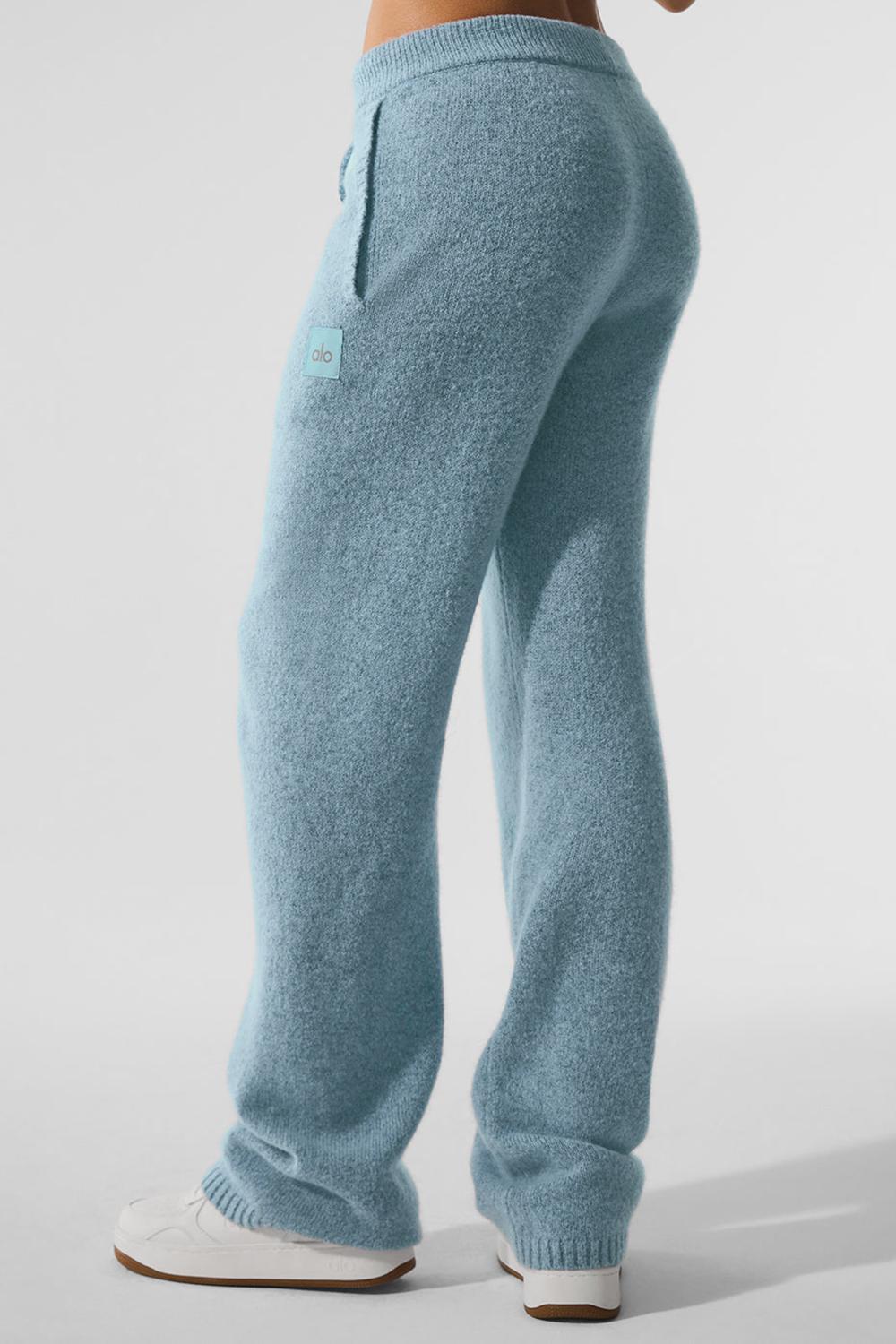 Παντελονι Φορμα γυναικεια Alo Yoga New Class Cashmere μπλε | Greece  BDRKF-6871