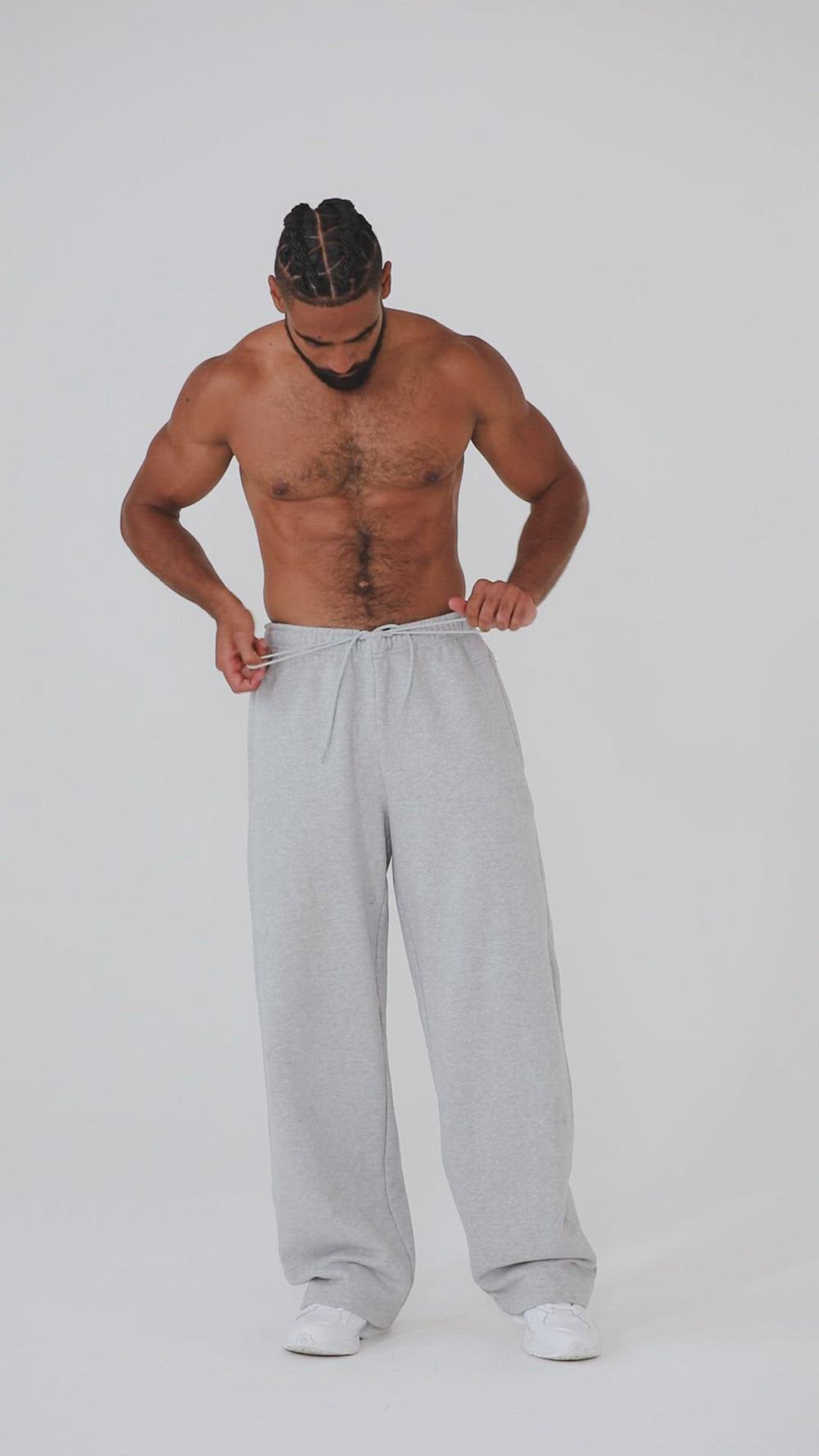 Παντελονι Φορμα ανδρικα Alo Yoga Renown Heavy Weight γκρι | Greece  TXHIY-5602