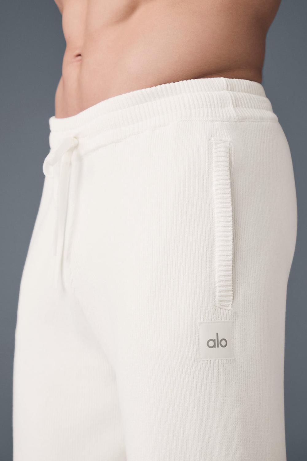 Παντελονι Φορμα ανδρικα Alo Yoga Scholar Straight Leg Ivory | Greece  IBCAR-6578