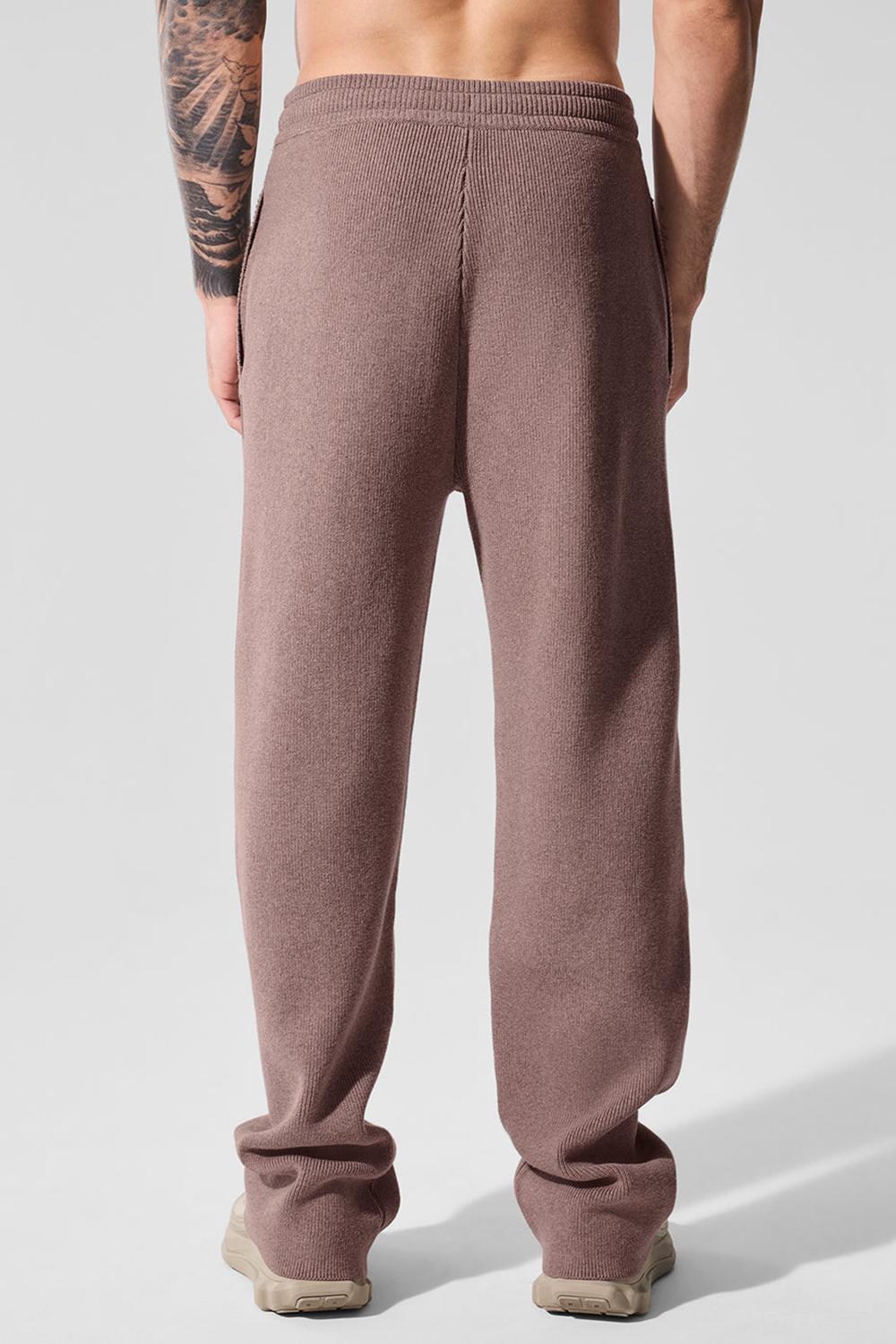 Παντελονι Φορμα ανδρικα Alo Yoga Scholar Straight Leg Mushroom Heather | Greece  KZRPL-4538