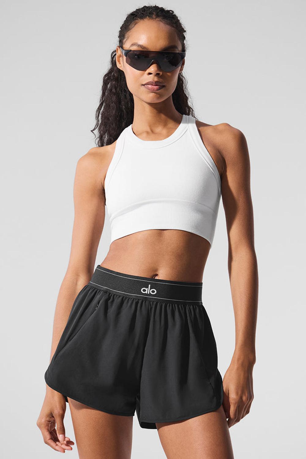 Αθλητικο Σουτιεν γυναικεια Alo Yoga Seamless Delight High Neck ασπρα | Greece  HKVCW-7389