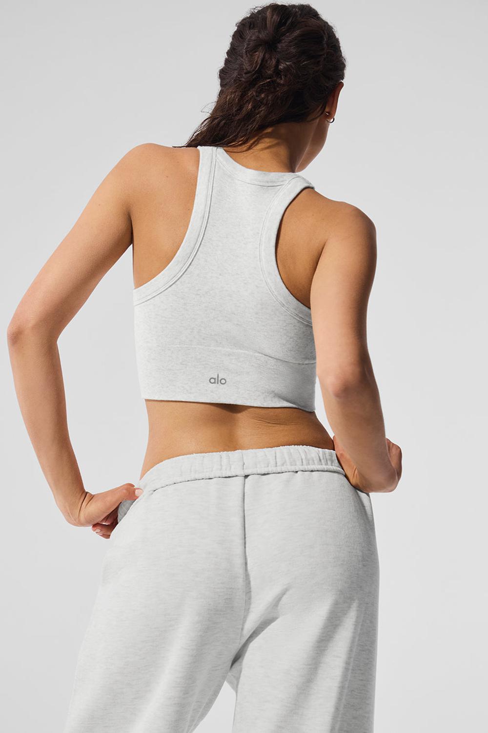 Αθλητικο Σουτιεν γυναικεια Alo Yoga Seamless Delight High Neck ασπρα | Greece  BZSUW-3740