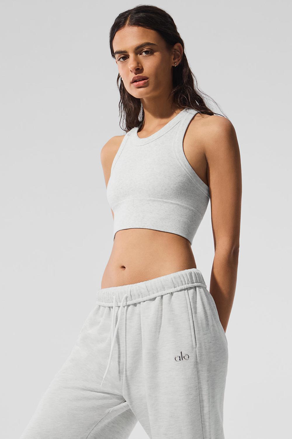 Αθλητικο Σουτιεν γυναικεια Alo Yoga Seamless Delight High Neck ασπρα | Greece  BZSUW-3740
