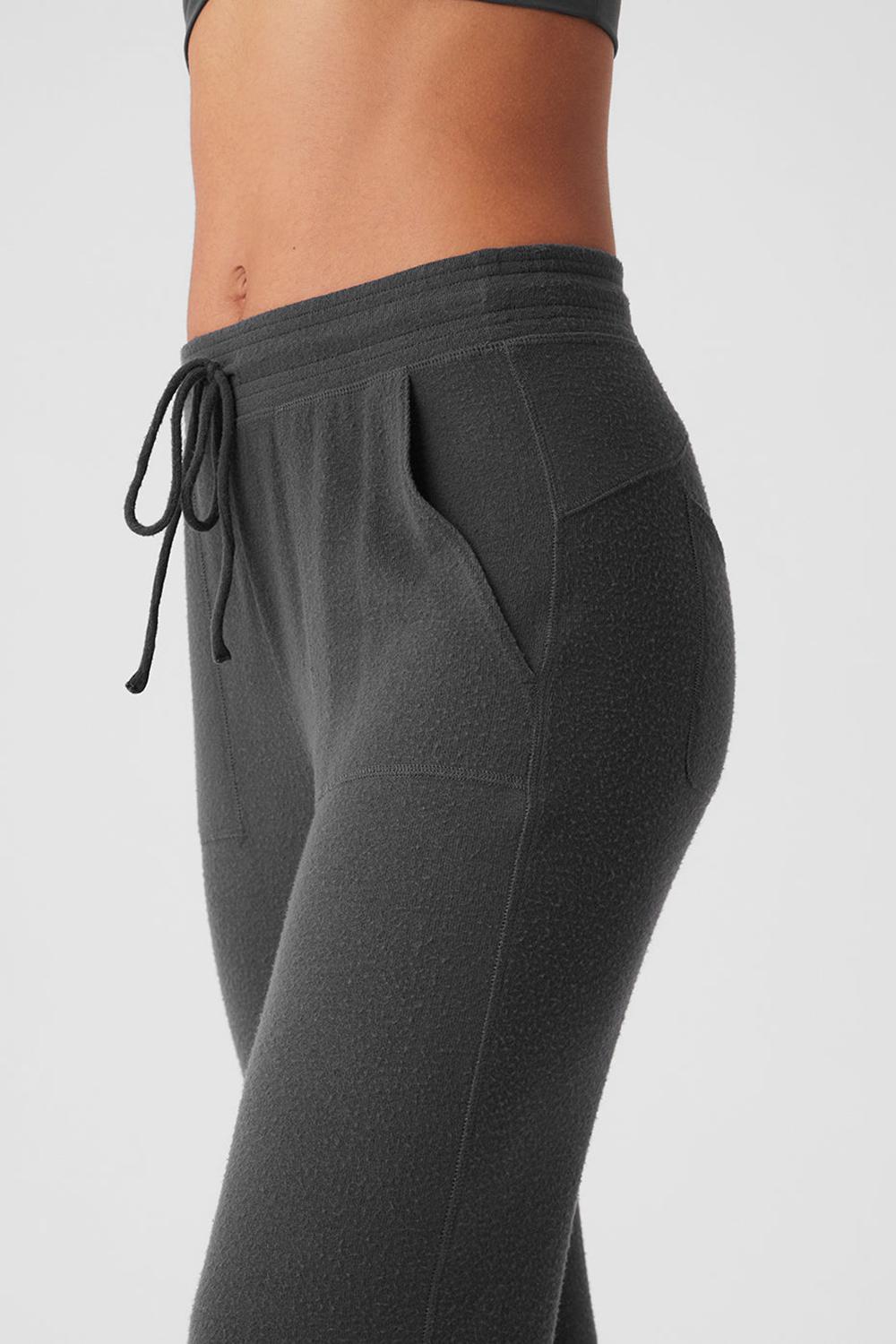 Παντελονι Φορμα γυναικεια Alo Yoga Soho Anthracite | Greece  NOWRV-7390