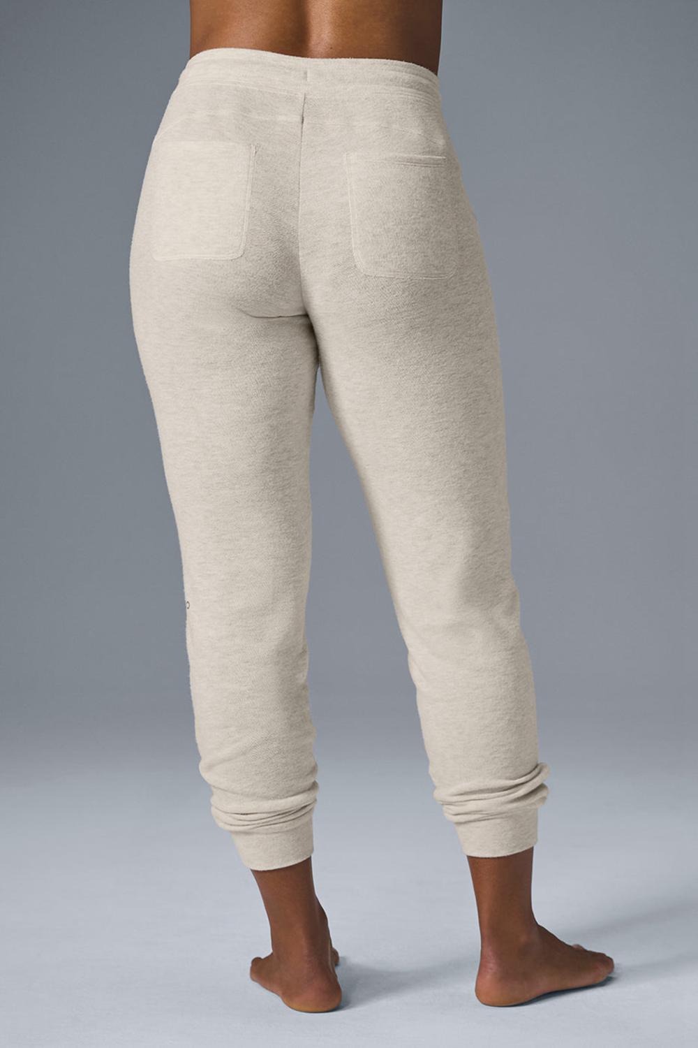 Παντελονι Φορμα γυναικεια Alo Yoga Soho Oatmeal Heather | Greece  TSJOR-2693