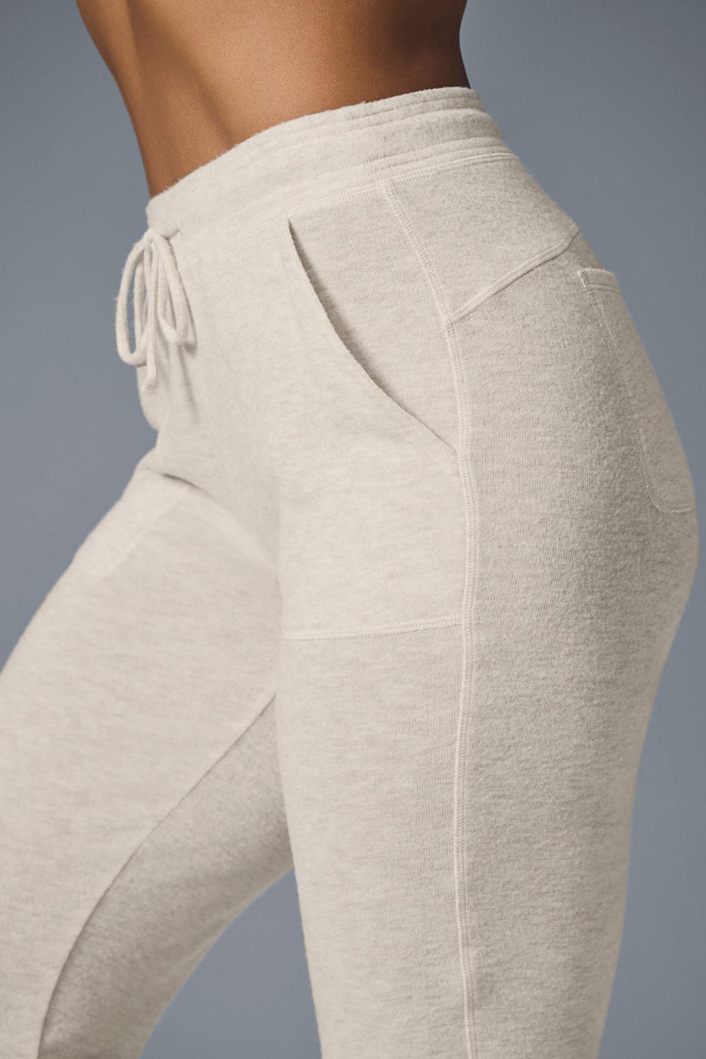 Παντελονι Φορμα γυναικεια Alo Yoga Soho Oatmeal Heather | Greece  TSJOR-2693