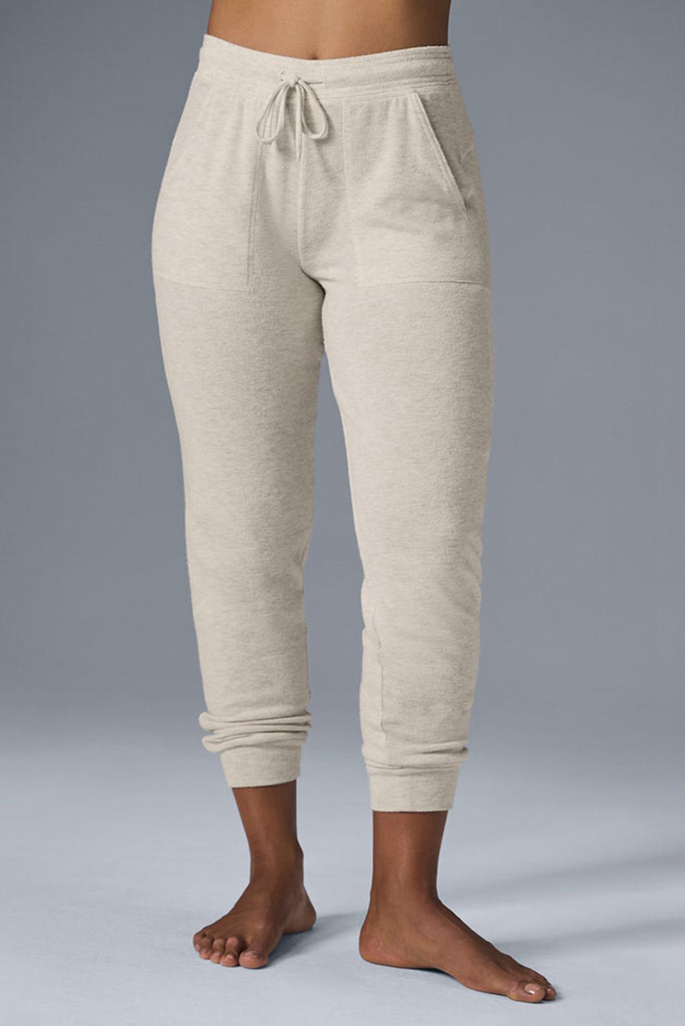 Παντελονι Φορμα γυναικεια Alo Yoga Soho Oatmeal Heather | Greece  TSJOR-2693
