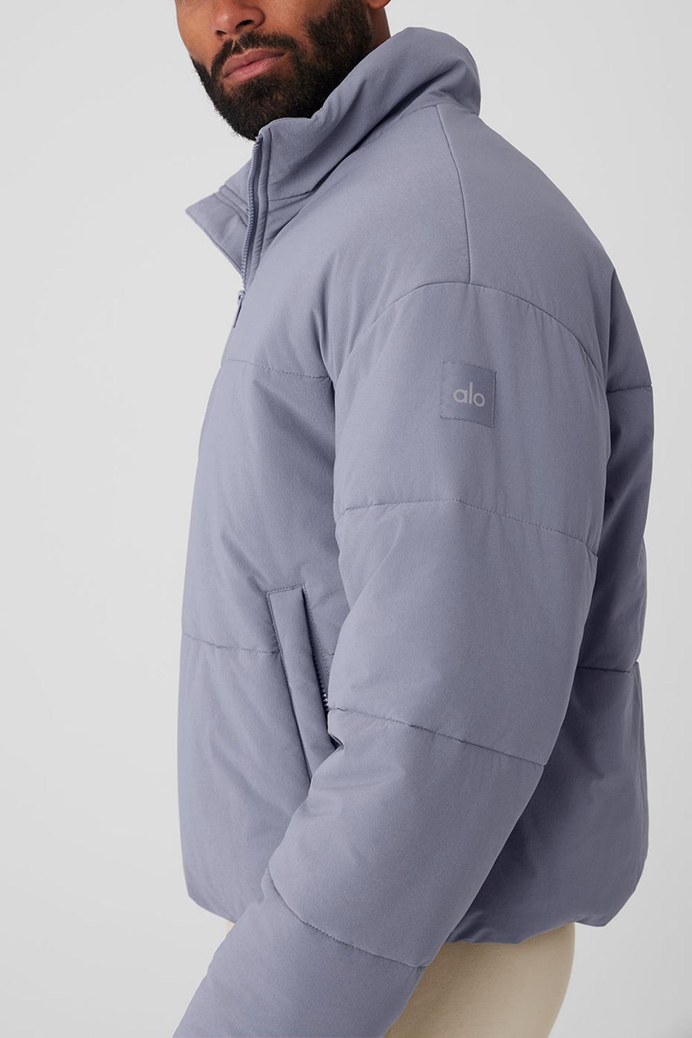 Μπουφαν Φουσκωτο ανδρικα Alo Yoga Stretch Woven Street Fog | Greece  GREBO-0513