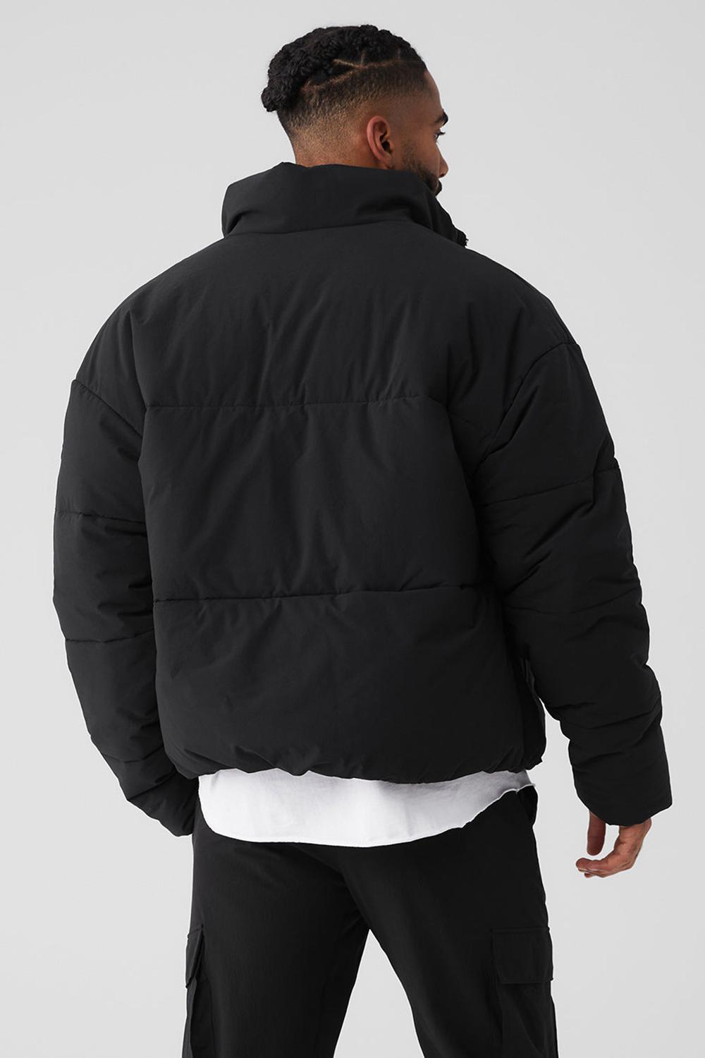 Μπουφαν Φουσκωτο ανδρικα Alo Yoga Stretch Woven Street μαυρα | Greece  TDCLO-2983