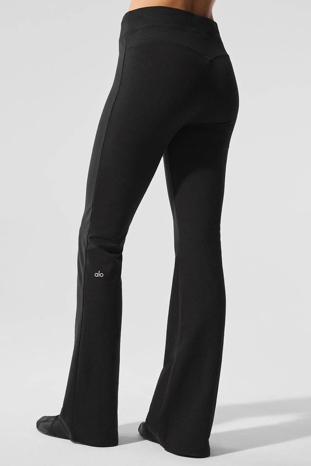 Παντελονι Φορμα γυναικεια Alo Yoga Sway Bootcut μαυρα | Greece  DHEVX-1709