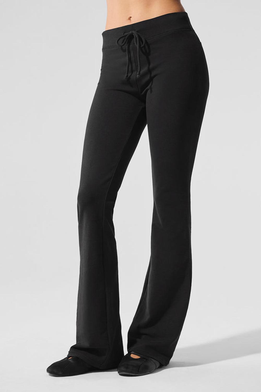 Παντελονι Φορμα γυναικεια Alo Yoga Sway Bootcut μαυρα | Greece  DHEVX-1709