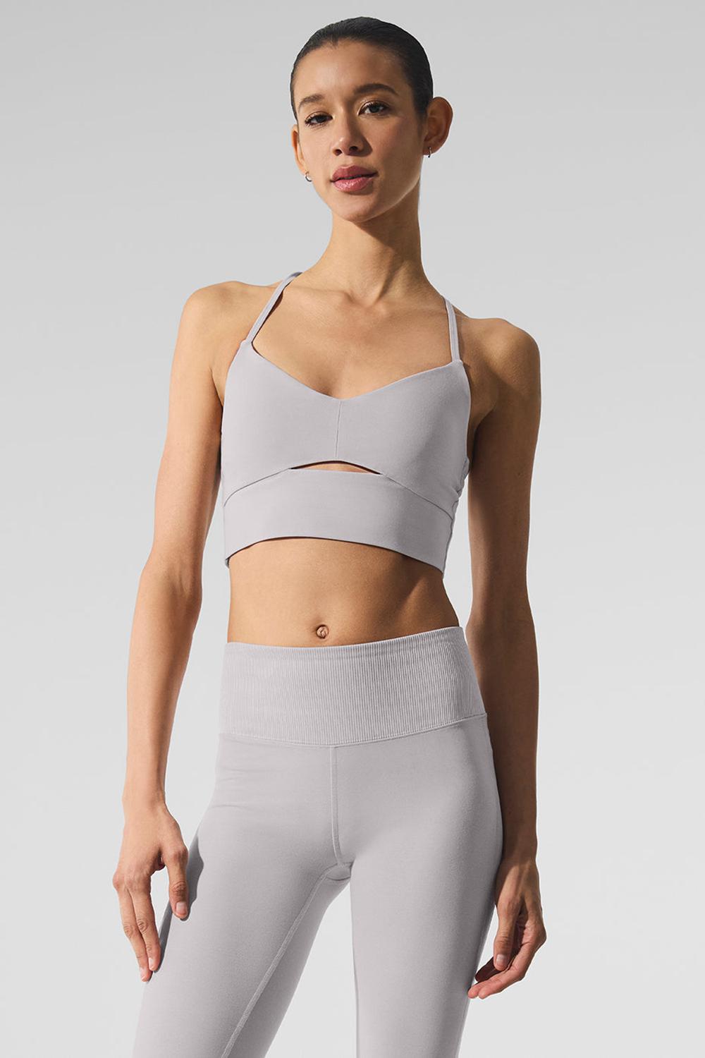 Αθλητικο Σουτιεν γυναικεια Alo Yoga Washed Alosoft Highlight γκρι ανοιχτο μπλε | Greece  TFVIM-5293
