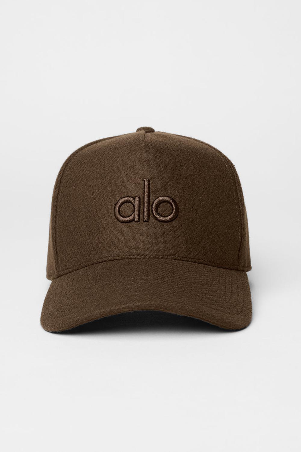 καπέλα φορτηγατζή γυναικεια Alo Yoga Wool District Espresso | Greece  KGIRQ-2450