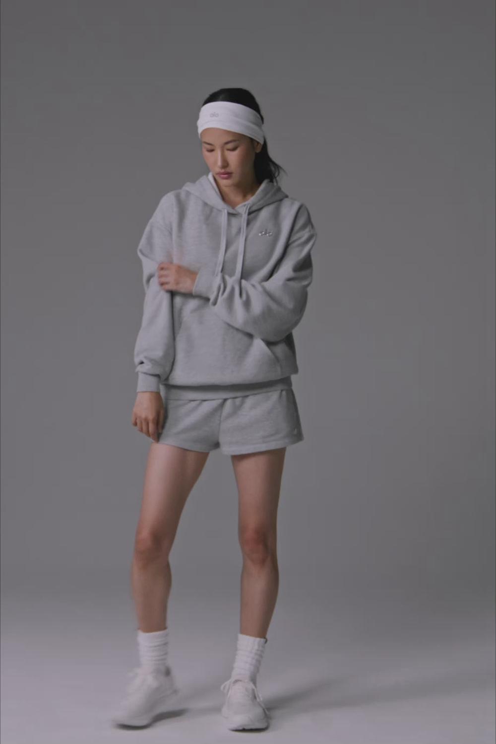 Φουτερ με Κουκουλα γυναικεια Alo Yoga Accolade Winter Ivy | Greece  KNDEF-5706