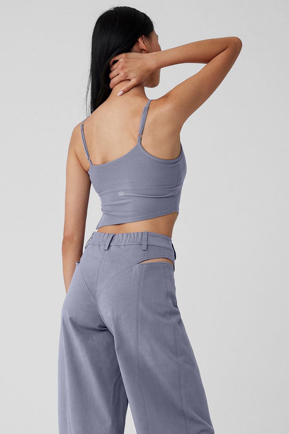 φανελακια για τρεξιμο γυναικεια Alo Yoga Alosoft All Night Fog | Greece  YZOAT-7962