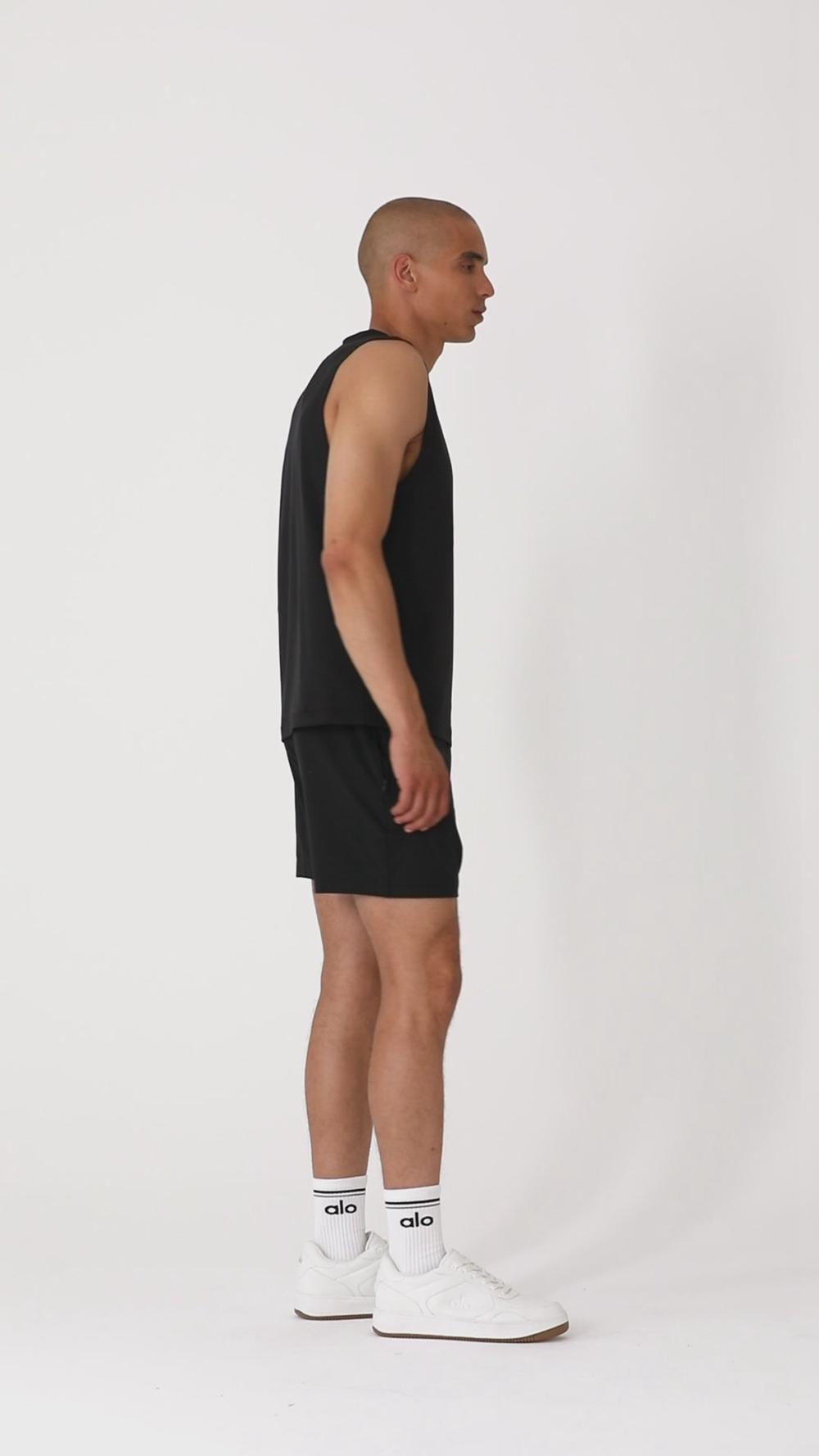 φανελακια για τρεξιμο ανδρικα Alo Yoga Conquer Muscle Chestnut | Greece  OGAQH-9153
