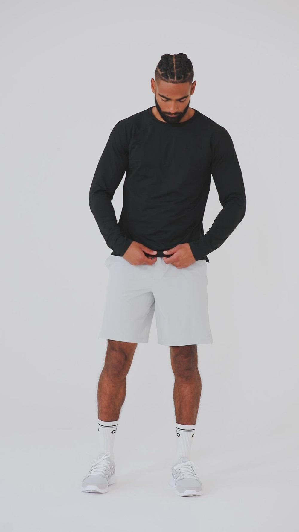 μπλουζακια για τρεξιμο ανδρικα Alo Yoga Idol Long Sleeve Performance ασπρα | Greece  ETJGS-9435