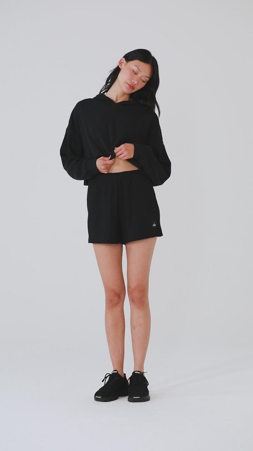 Φουτερ με Κουκουλα γυναικεια Alo Yoga Muse Gravel Heather | Greece  POSZU-1758