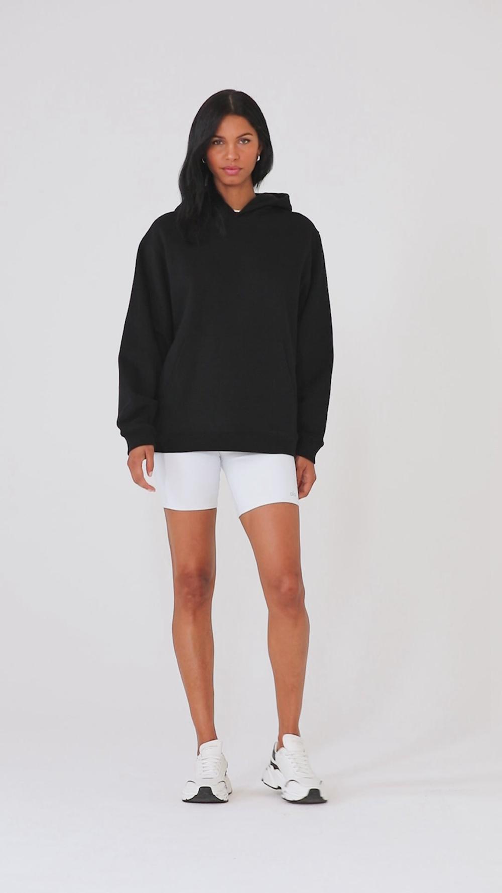 Φουτερ με Κουκουλα γυναικεια Alo Yoga Renown Heavy Weight Bone | Greece  SFYJH-3548