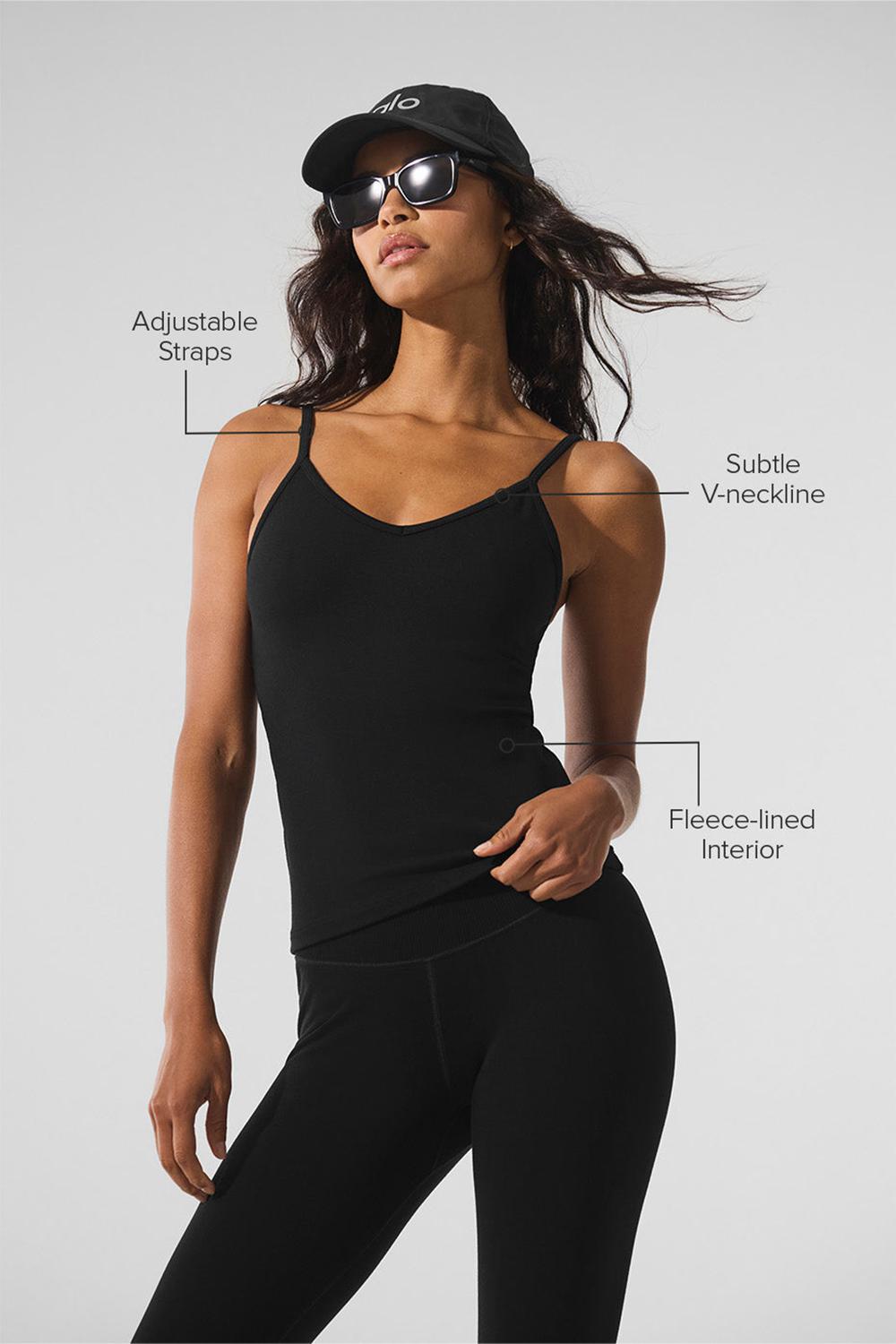 φανελακια για τρεξιμο γυναικεια Alo Yoga Seamless Winter Warm Plush μαυρα | Greece  DPJZM-2573