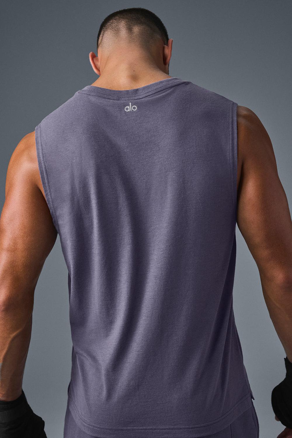 φανελακια για τρεξιμο ανδρικα Alo Yoga The Triumph Muscle Italian Plum | Greece  QMYCZ-8136